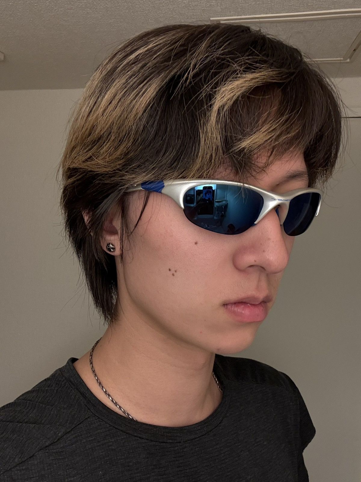 Oakley OAKLEY Half Jacket Ice IRIDIUM Silver SUNGLASSES Size ONE SIZE - 9 Thumbnail