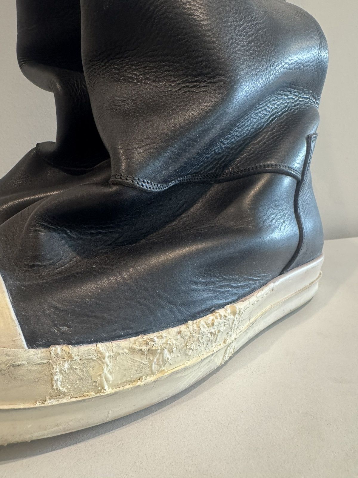Rick Owens Rick Owens Elephant Boots, Leather Moody Boots Size 11 Size US 11 / EU 44 - 5 Thumbnail