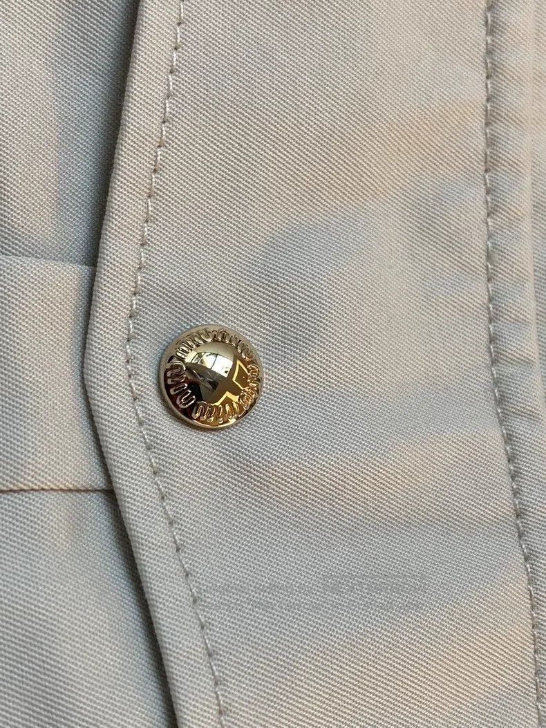 Miu Miu Miu Miu Size S Color lapel fit single-breasted short sleeve Size S / US 4 / IT 40 - 5 Thumbnail