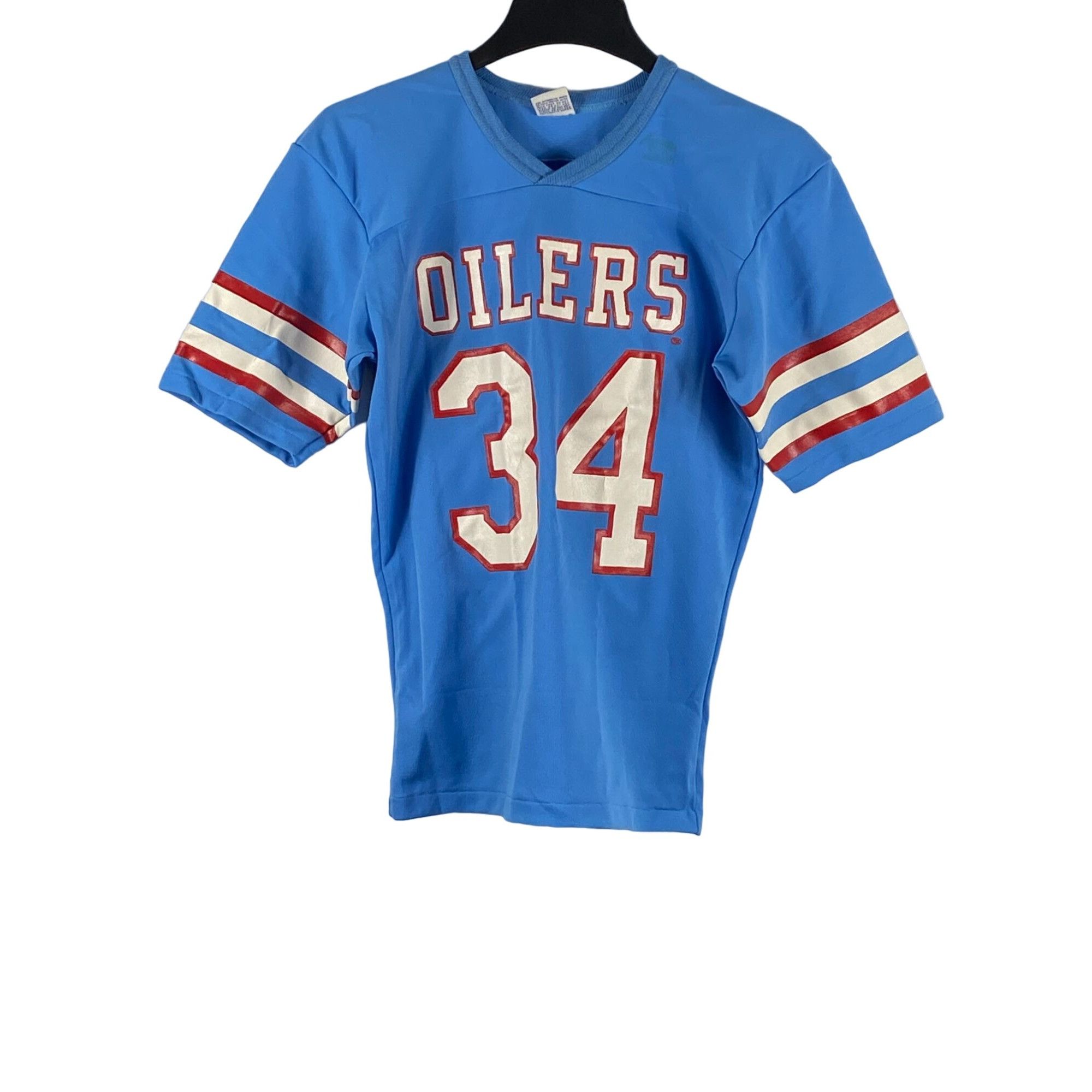 Vintage Vintage Rawlings NFL Tennessee Oilers 34 Jersey Shirt Blue