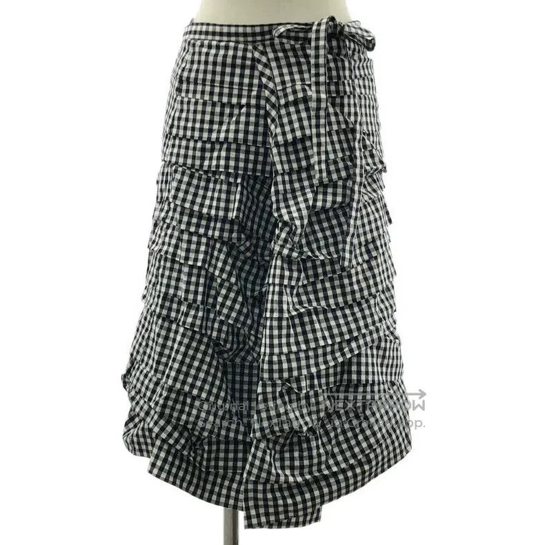 Comme des Garcons Comme Des Garcons size M Plaid flared long skirt Size 23" - 1 Thumbnail