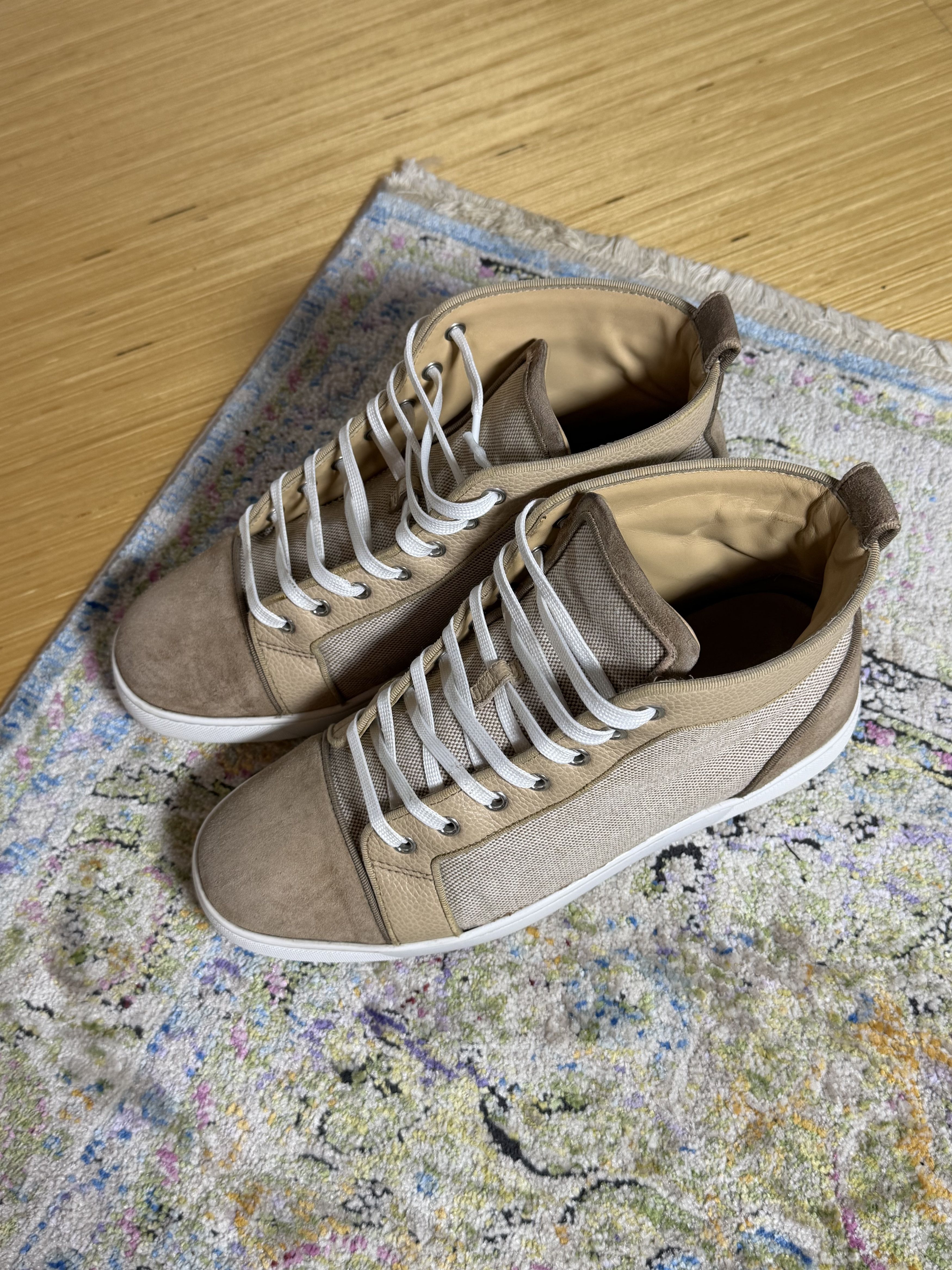Christian Louboutin Christian Louboutin Louis Orlato Beige Sneakers Size US 9 / EU 42 - 2 Thumbnail
