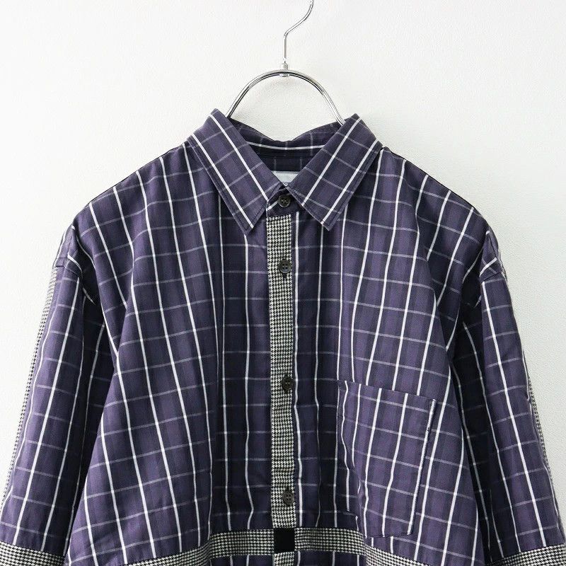 Comme des Garcons SHIRT Shirt Checked Long Sleeve Button Up Cotton Navy Size US S / EU 44-46 / 1 - 3 Thumbnail
