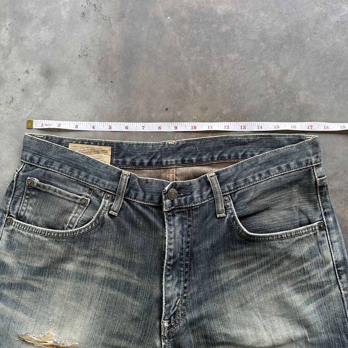 Japanese Brand Vintage Edwin Rusty Faded Distressed Denim Jean Pant Size US 34 / EU 50 - 9 Thumbnail