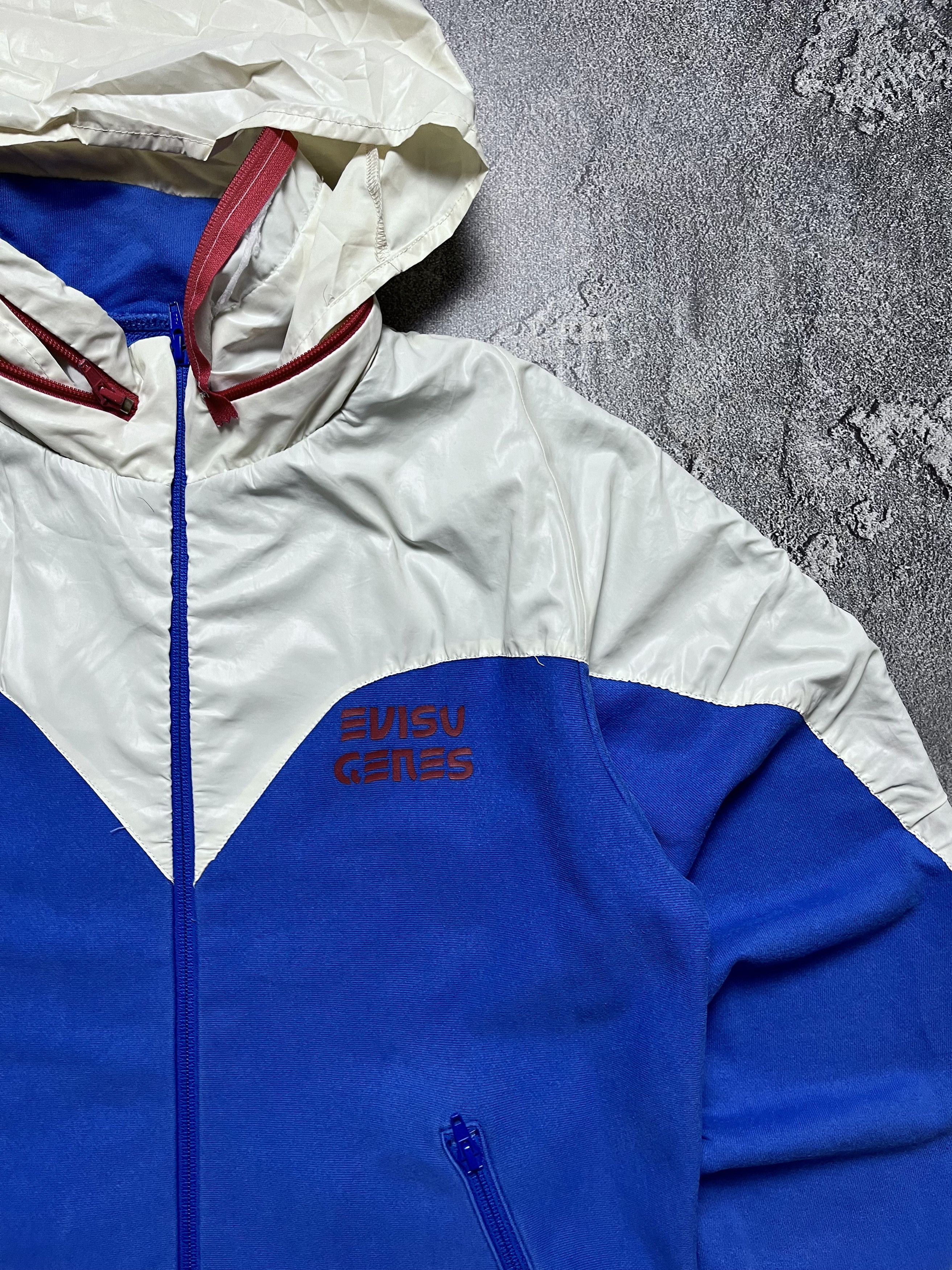 Evisu 90x Vintage Evisu Zip Hoodie Track Jacket Big Logo Mens L Size US L / EU 52-54 / 3 - 3 Thumbnail