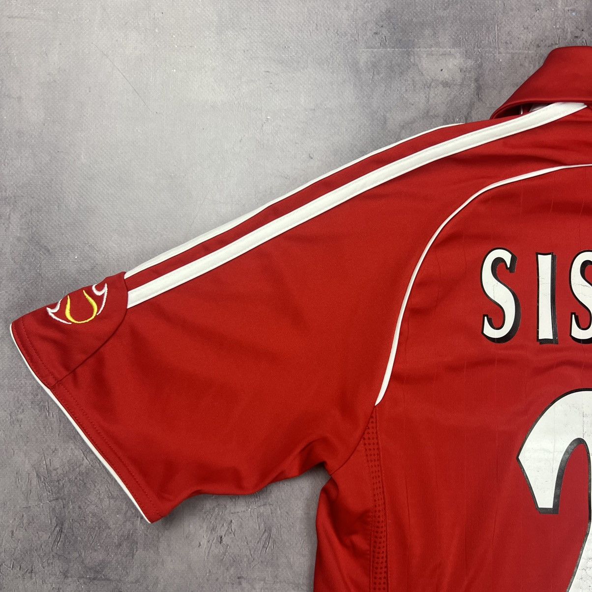 Adidas Rare! Sissoko 22 Liverpool Adidas Soccer Jersey Shirt 00s Size US S / EU 44-46 / 1 - 3 Thumbnail