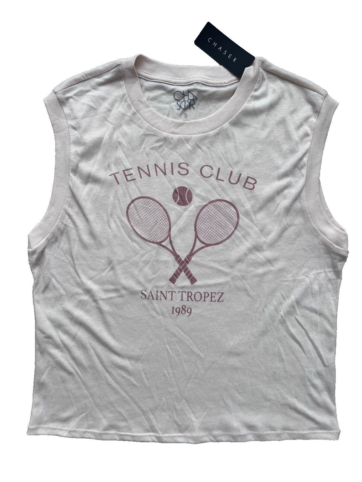 Chaser Brand Chaser Tennis Club Tank Saint Tropez 1989 ( S ) Size S / US 4 / IT 40 - 2 Thumbnail