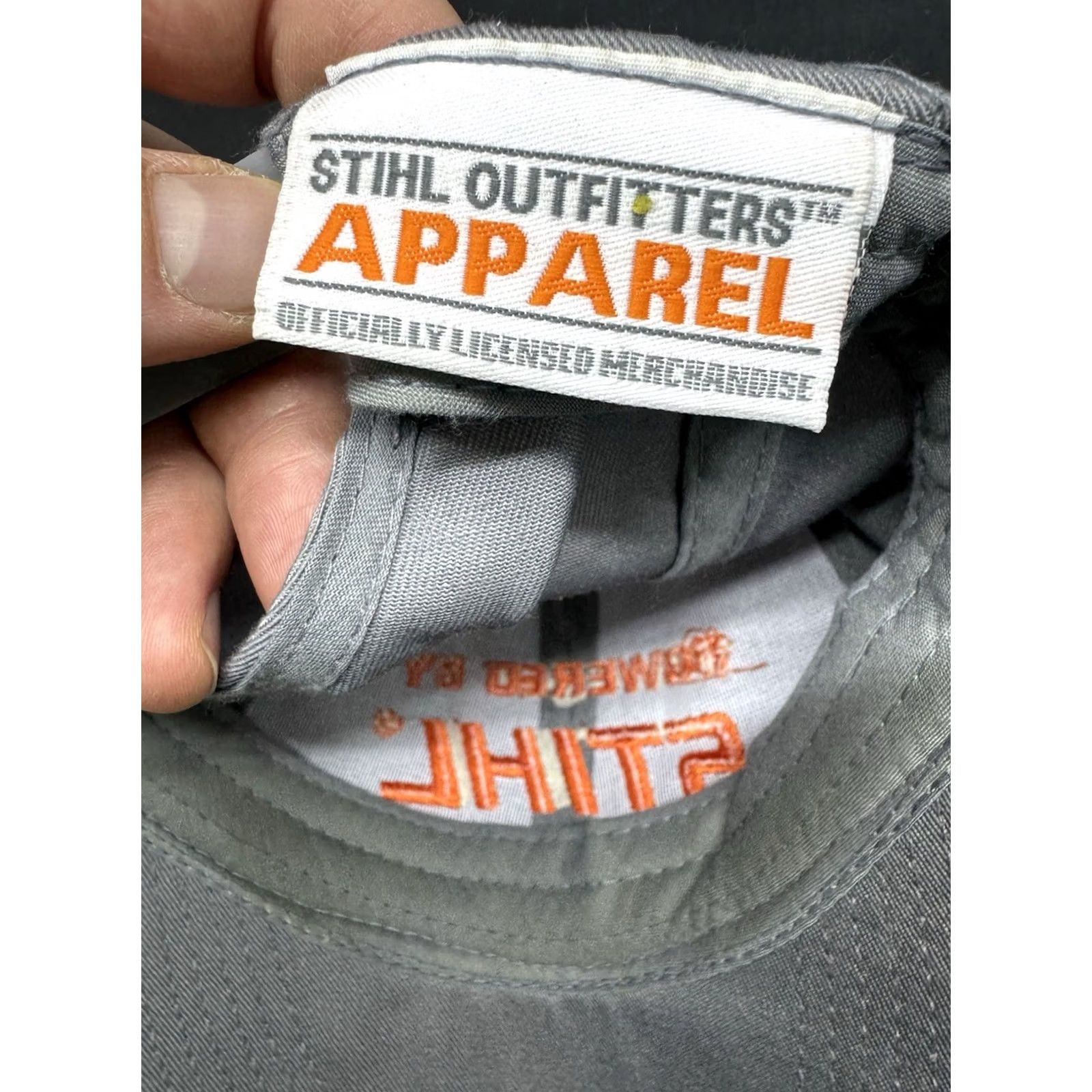 Vintage Stihl Power Tools Hardware Cap Hat Adjustable StrapBack Adult Mens Gray Size ONE SIZE - 4 Thumbnail