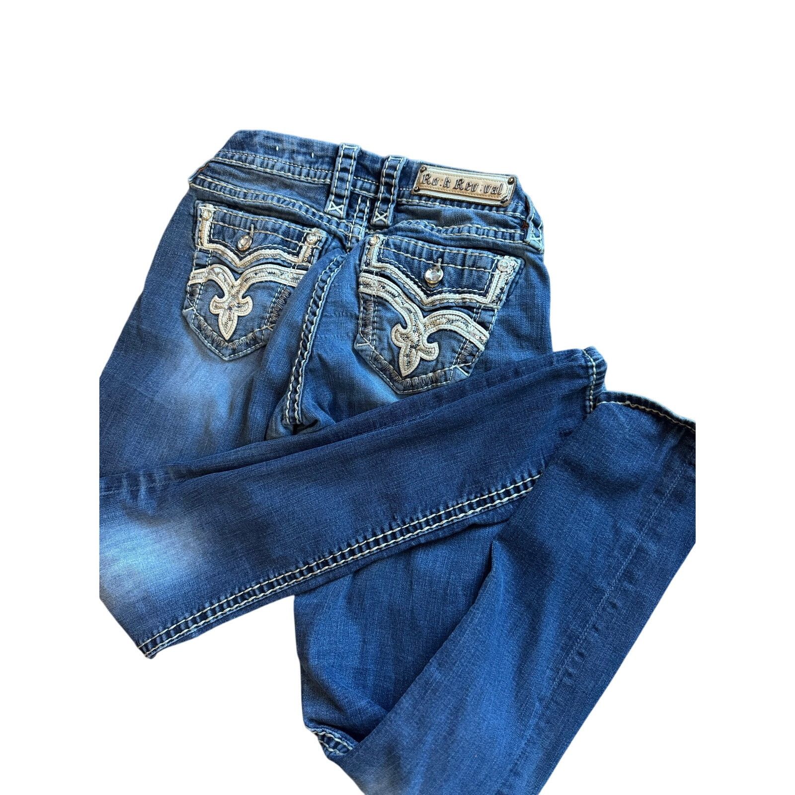 Rock Revival Rock Revival Willa Easy Skinny Jeans Size 25" / US 0 / IT 36 - 1 Thumbnail