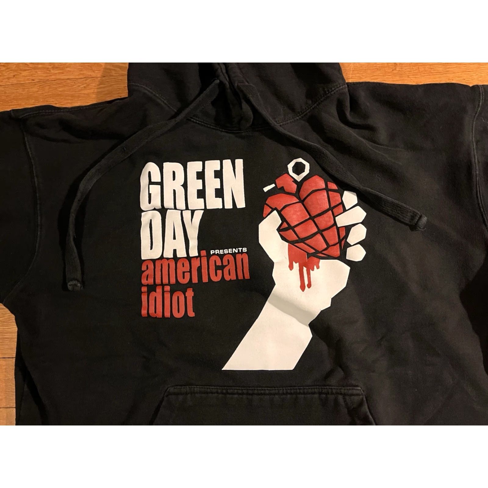 Vintage VINTAGE Green Day American Idiot Hoodie Men’s Large Black Y2K Size US L / EU 52-54 / 3 - 3 Thumbnail