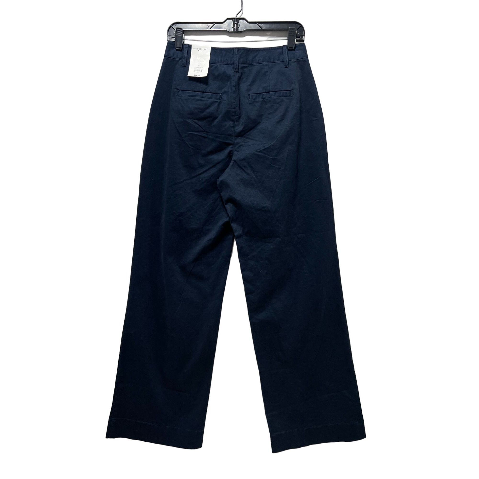 Other Free Assembly - Women's Wide-Leg Chino Pants - Blue - 4 Size 27" / US 4 / IT 40 - 4 Thumbnail