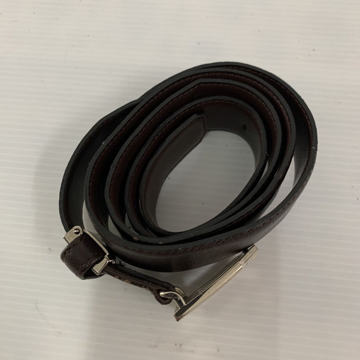 Christian Dior Monsieur Christian Dior Leather Belts Size 38 - 4 Thumbnail