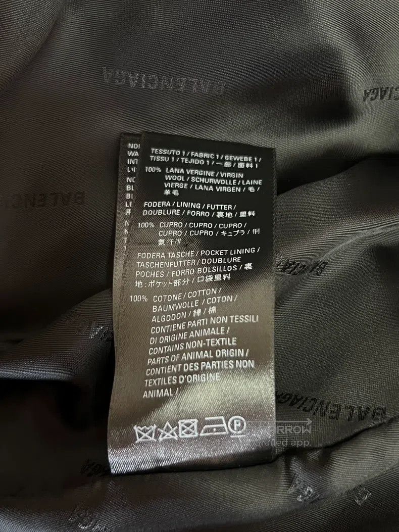 Balenciaga Balenciaga Plaid Double-Breasted Sandglass Blazer Coat Size XS / US 0-2 / IT 36-38 - 7 Thumbnail