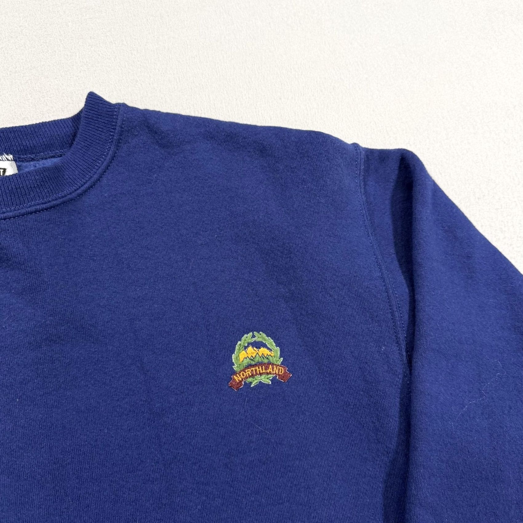 Lee VINTAGE Lee Sweatshirt Mens Large Blue Fleece Crewneck Pullover Northland 90s Size US L / EU 52-54 / 3 - 2 Thumbnail
