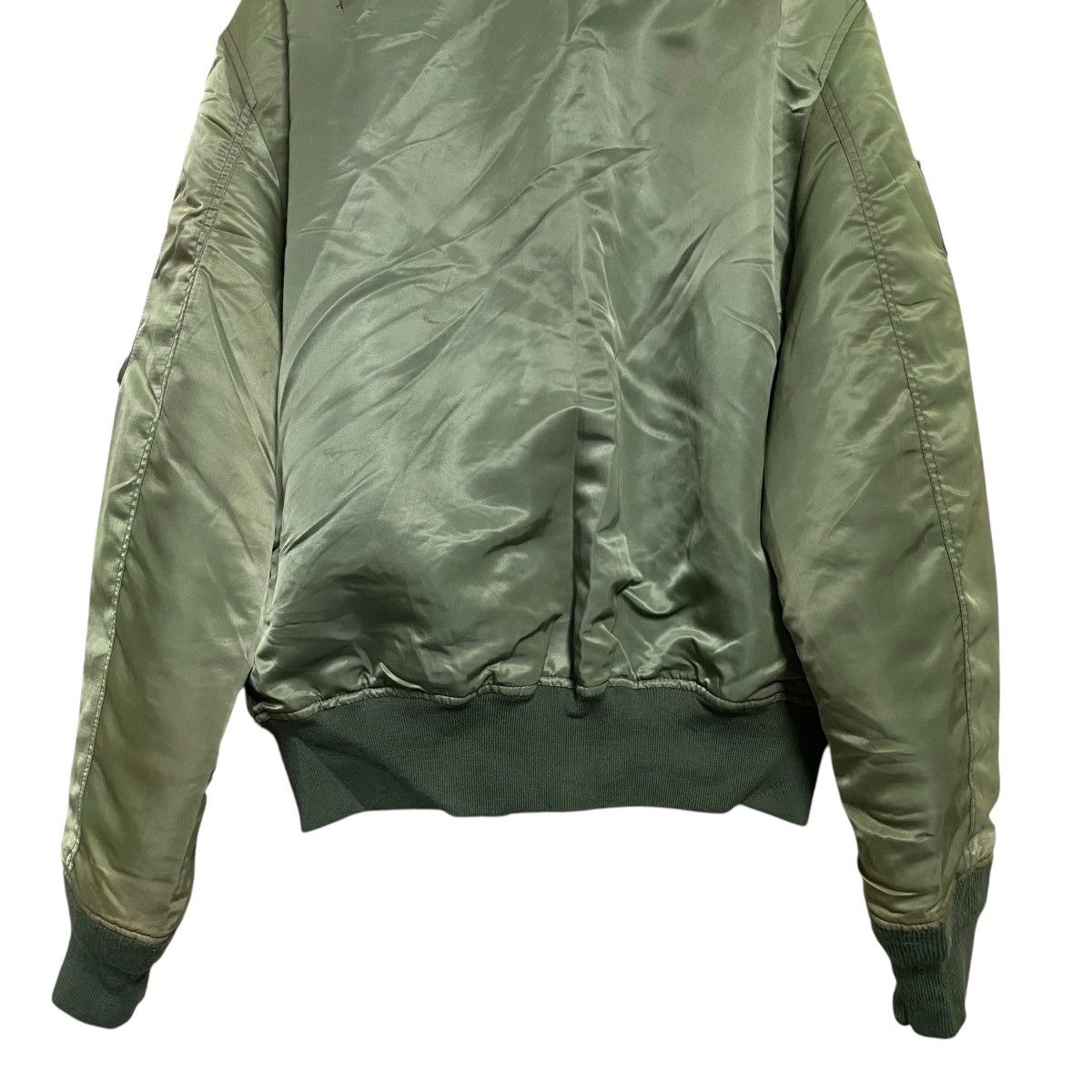 Japanese Brand Kawasaki MA-1 Bomber Jacket Reversible Sunfaded Size US XL / EU 56 / 4 - 13 Thumbnail