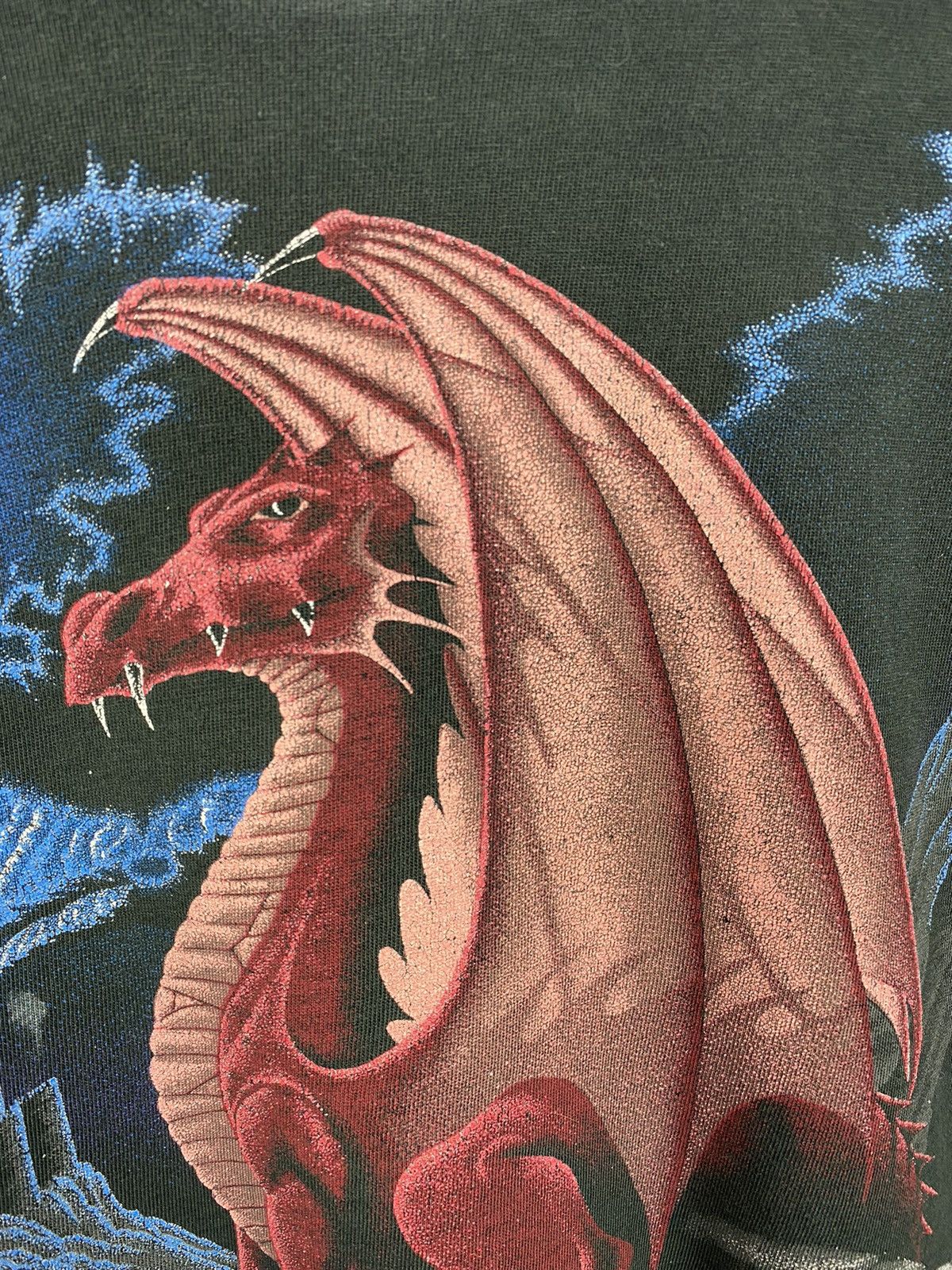 Vintage Vintage Land of the Dragon T Shirt Tee Y2K Japanese Style Size US S / EU 44-46 / 1 - 3 Thumbnail