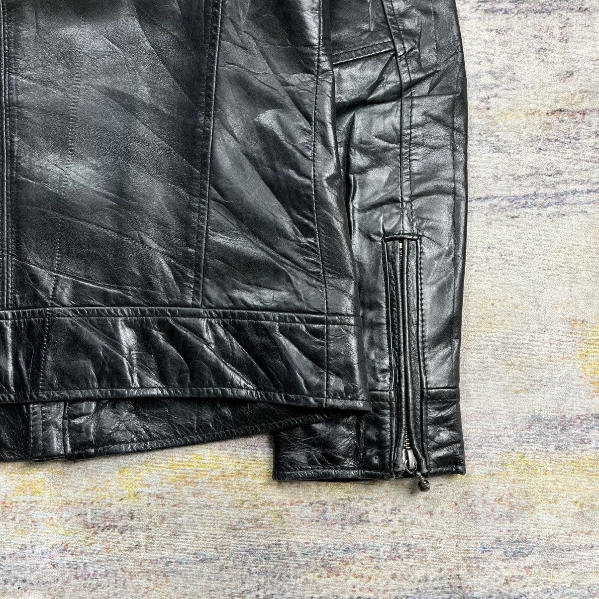 Isamu Katayama Backlash Glamb asymmetrical biker leather jacket Size US M / EU 48-50 / 2 - 7 Thumbnail