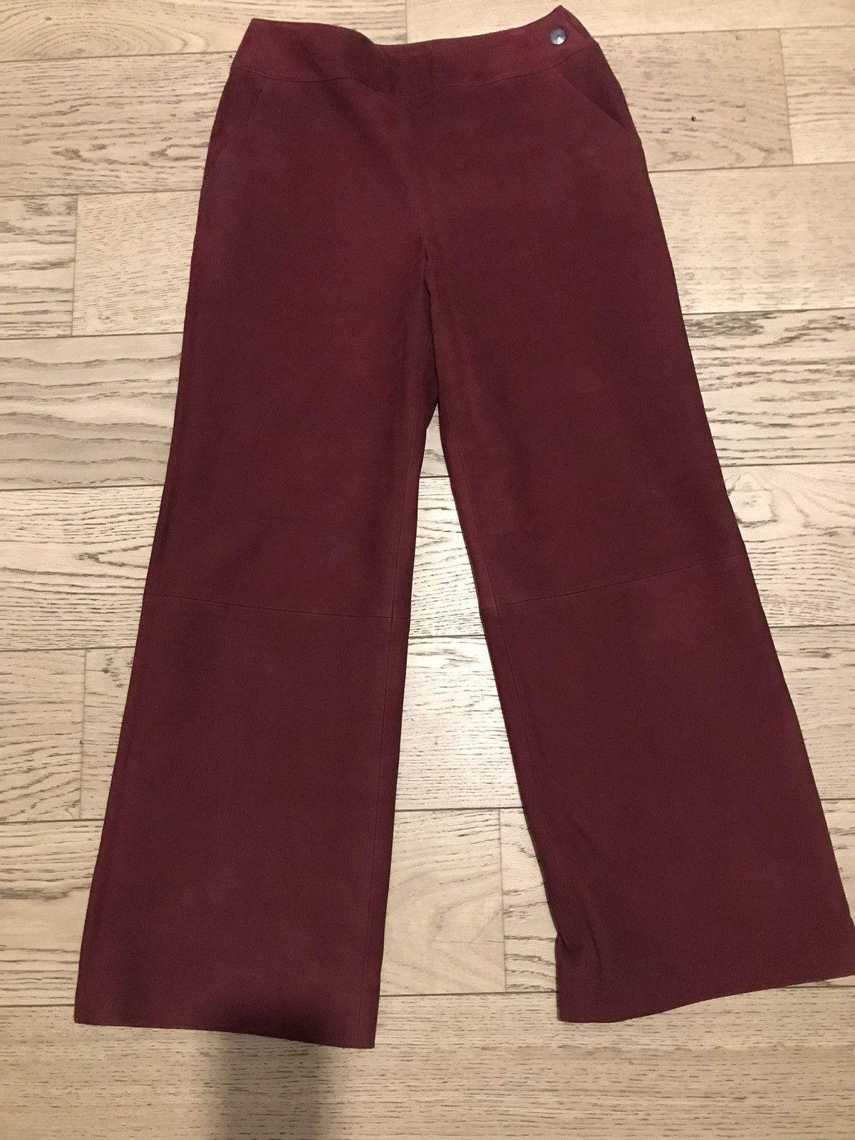 Chanel CHANEL LEATHER PANTS Size 28" / US 6 / IT 42 - 1 Thumbnail