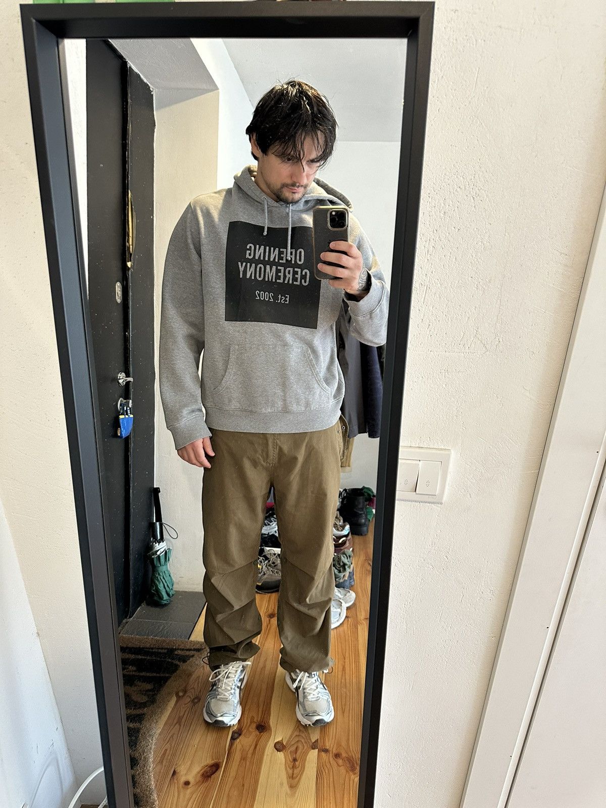 Opening Ceremony Opening Ceremony Box Logo Grey Hoodie Men’s Size US L / EU 52-54 / 3 - 8 Thumbnail