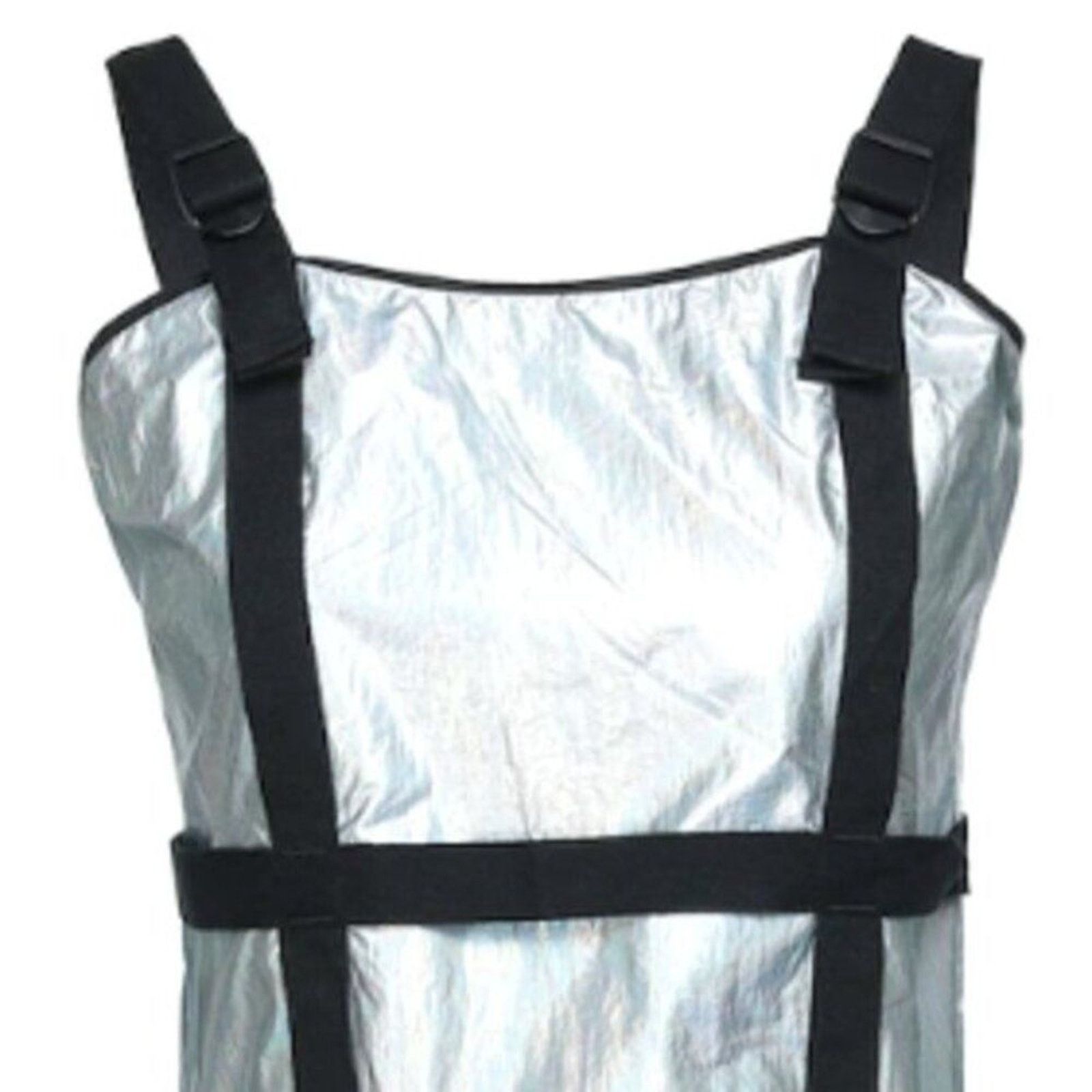McQ Alexander McQueen McQ Alexander McQueen Metallic harness top silver L Size L / US 10 / IT 46 - 2 Thumbnail