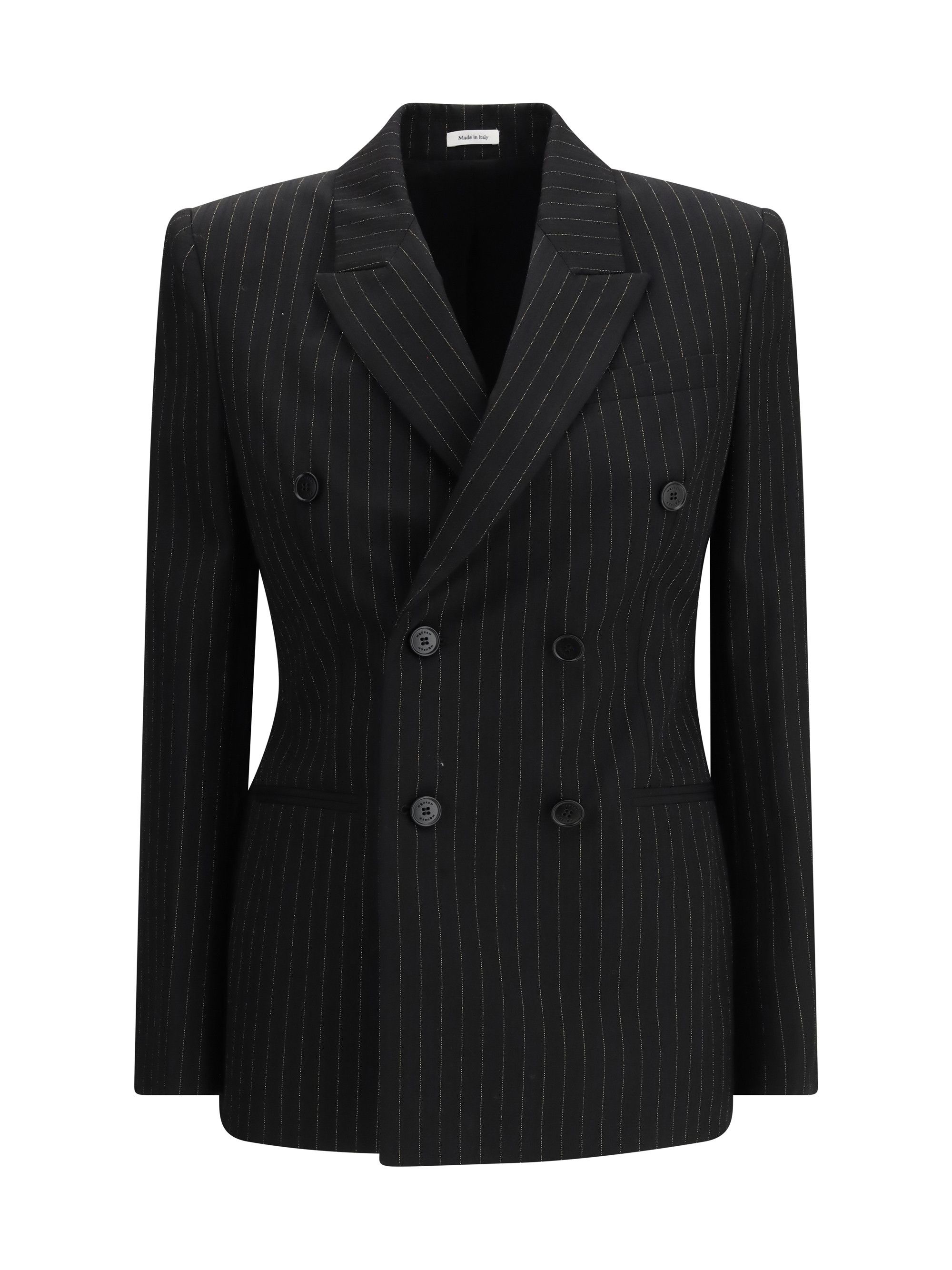 Alexander McQueen Pinstriped double-breasted Jacket Size M / US 6-8 / IT 42-44 - 1 Thumbnail