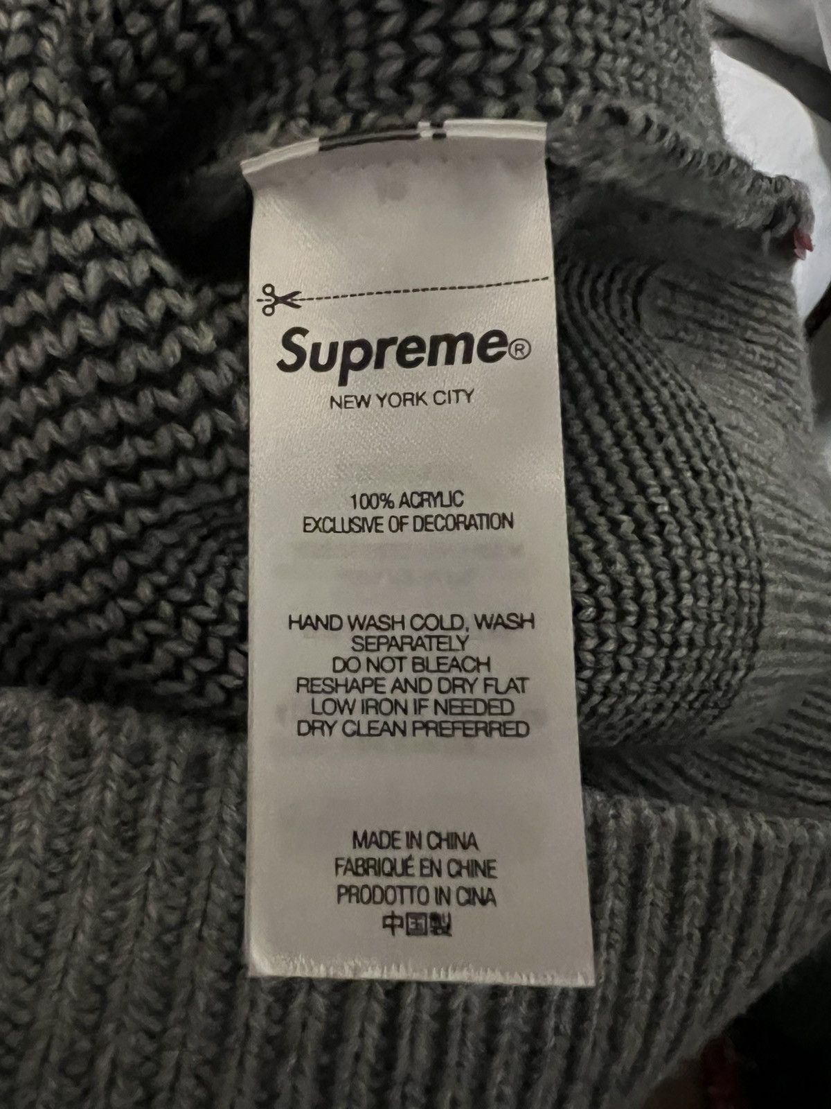 Supreme × Thrasher Supreme Trasher Sweater. Heather Grey XL Size US XL / EU 56 / 4 - 6 Thumbnail
