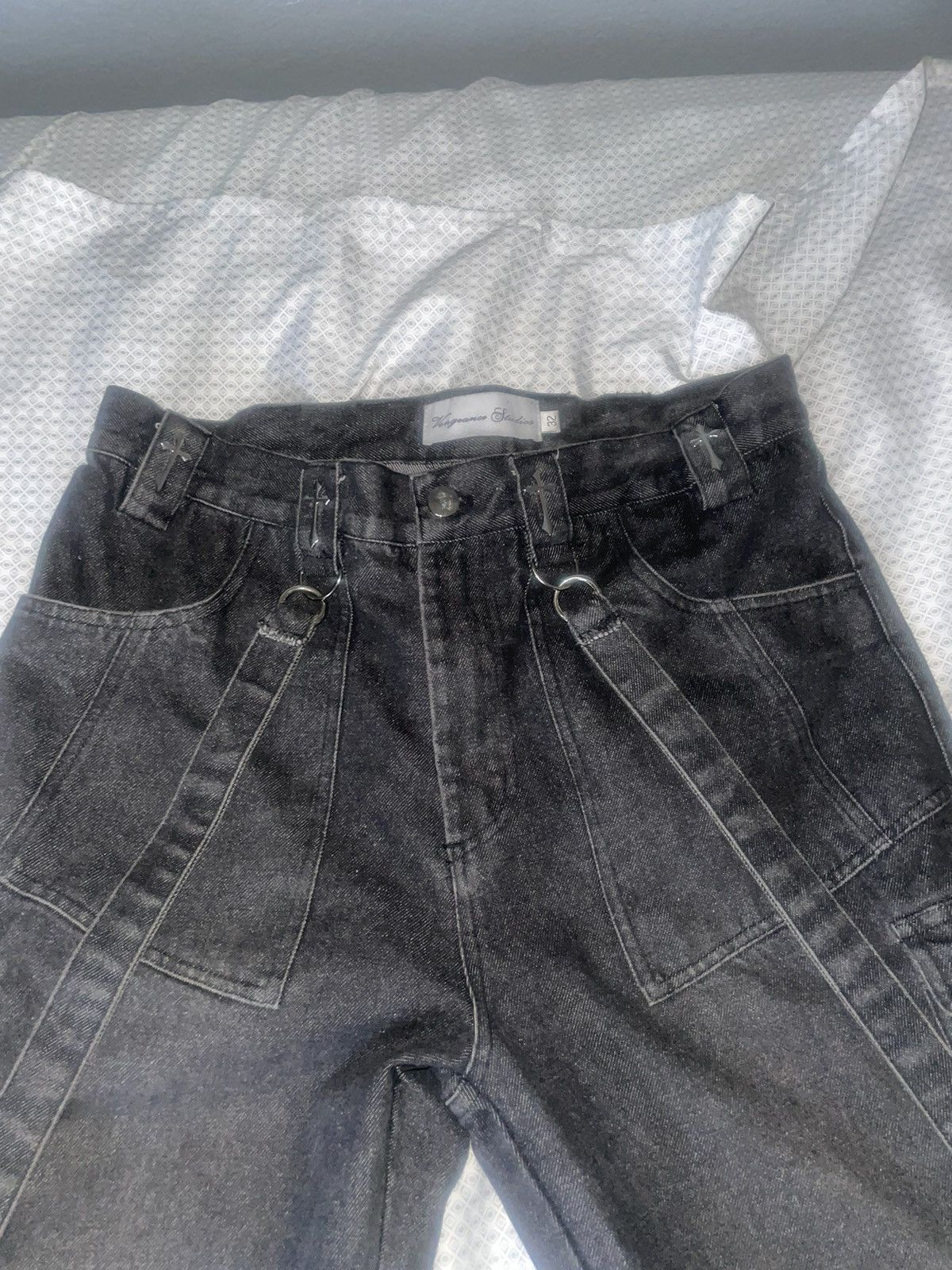 Designer Raver jeans v2 vengeance studios *1 out of 150* Size US 32 / EU 48 - 3 Thumbnail