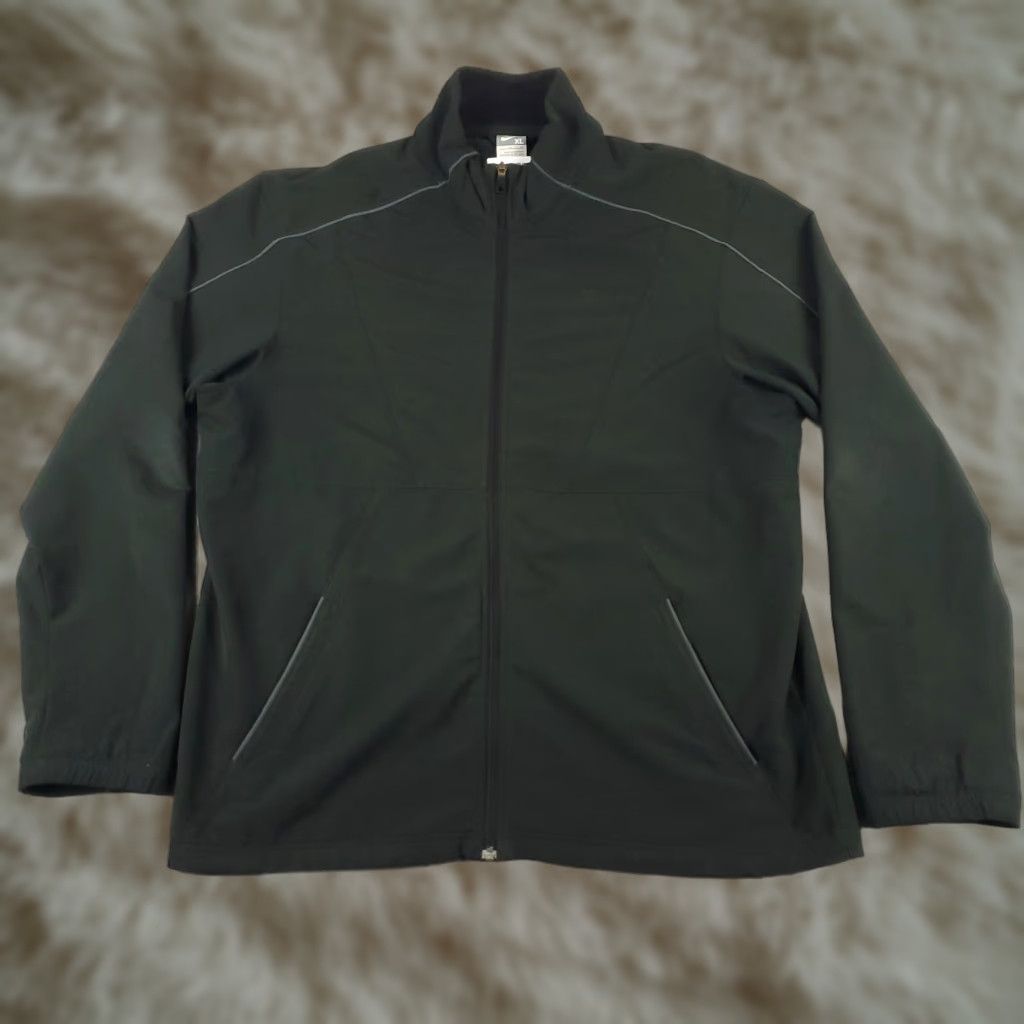 Nike Nike Jacket Mens XL Black Vintage Y2K Full Zip Up Track Sweater Sweatshirt Size US XL / EU 56 / 4 - 1 Thumbnail
