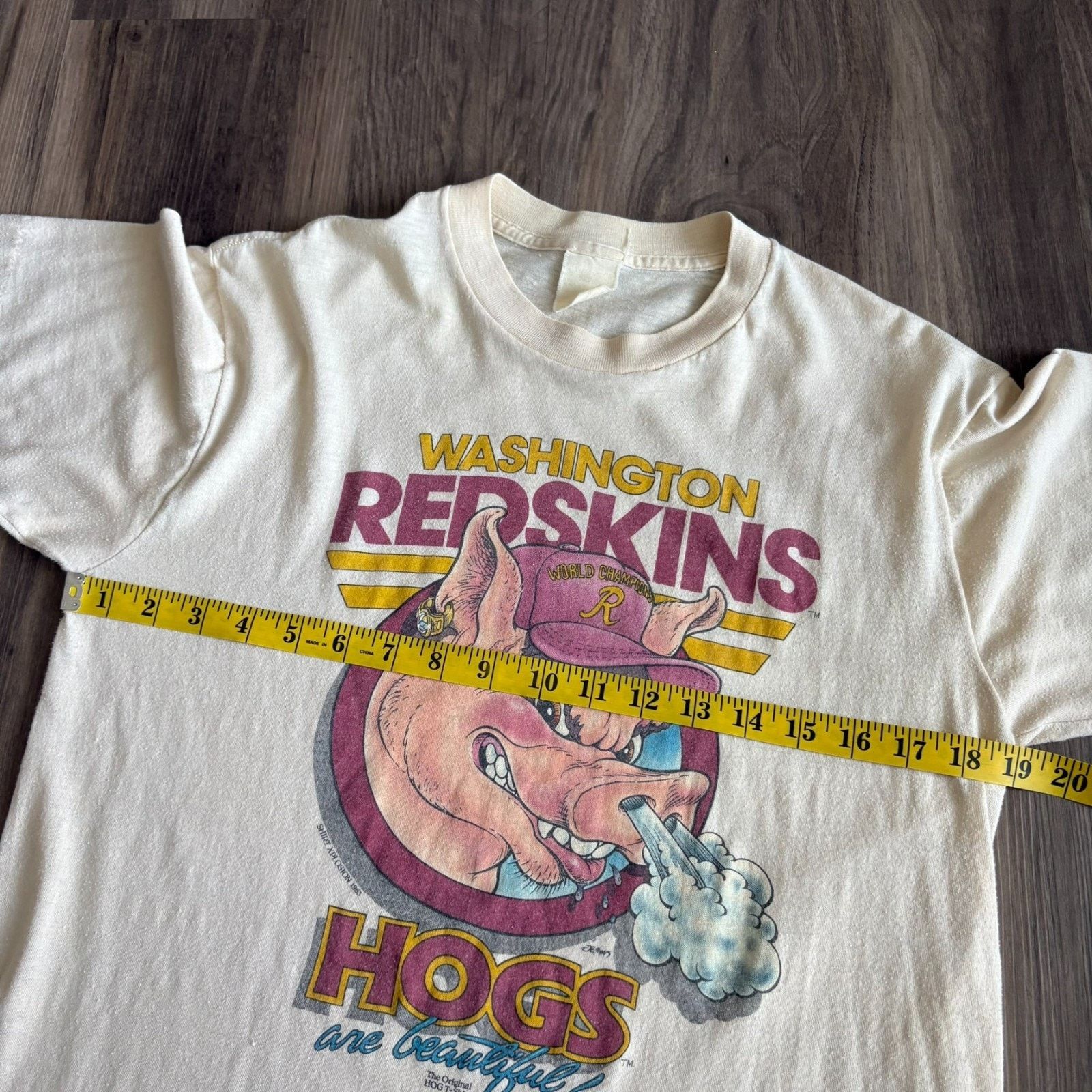 Vintage Vintage Washington Redskins Hog T-Shirt Men's Size M 1983 Size US M / EU 48-50 / 2 - 9 Thumbnail