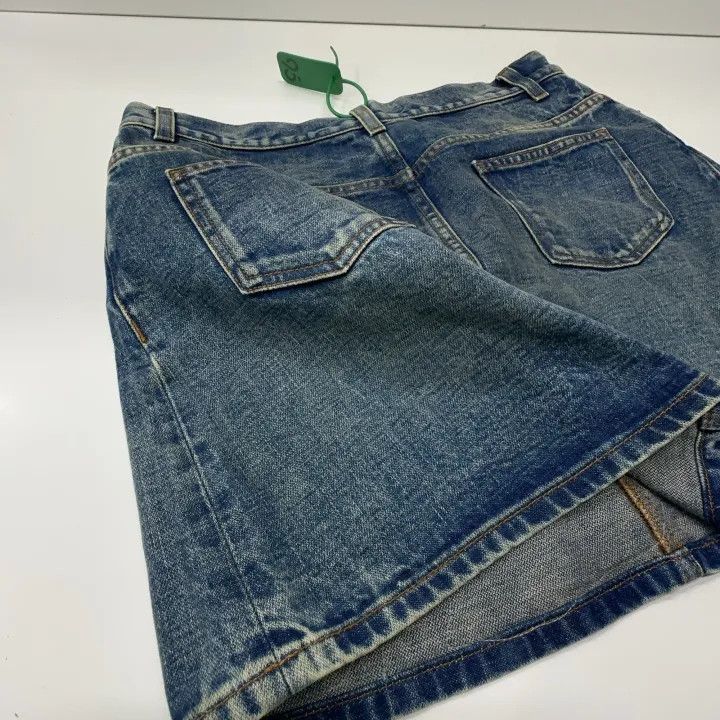Gucci Gucci Floral Rabbit Embroidered Denim Skirt-2507 Size 35" - 9 Thumbnail