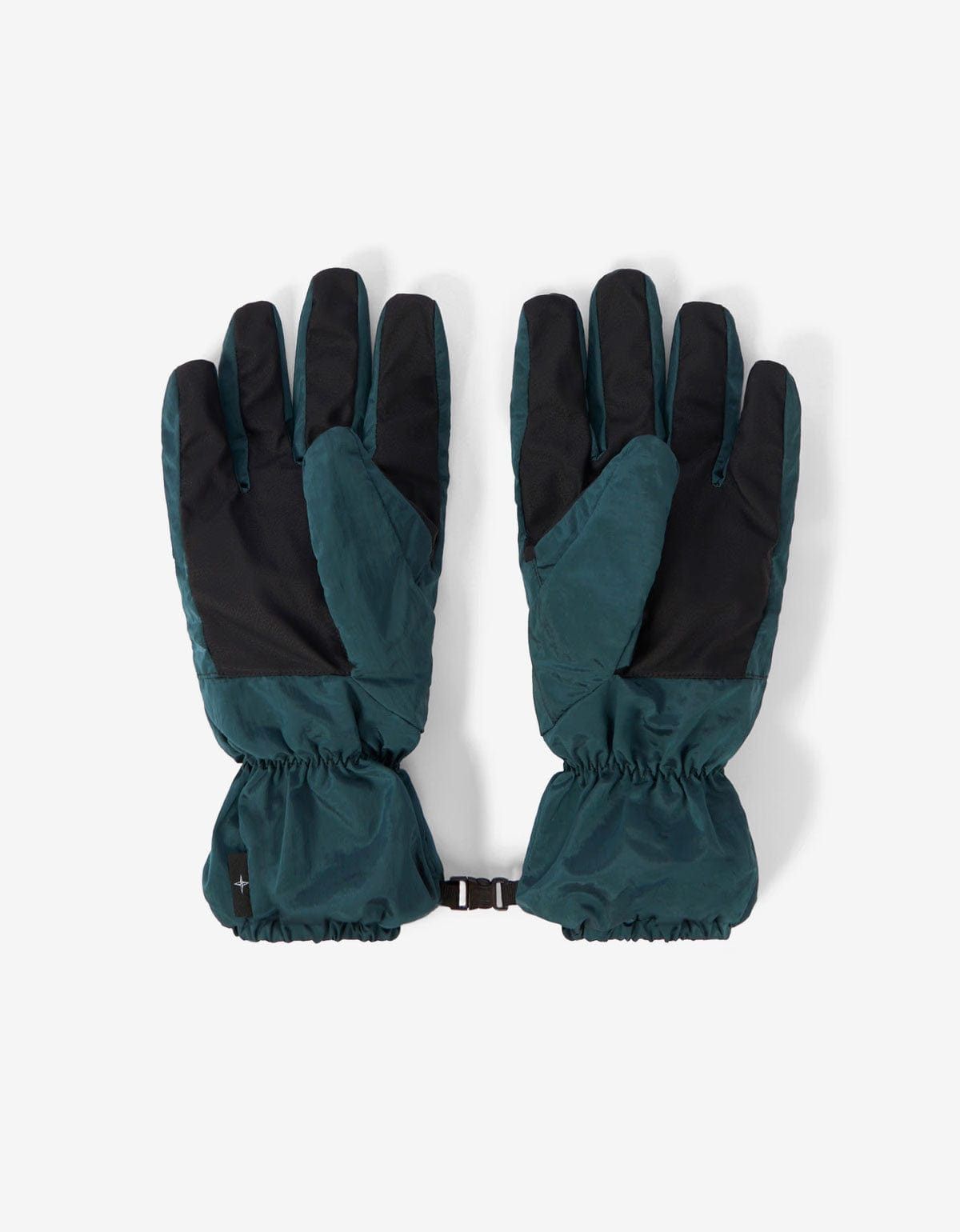 Stone Island Stone Island Teal Green Nylon Metal Gloves Size 34 - 2 Thumbnail