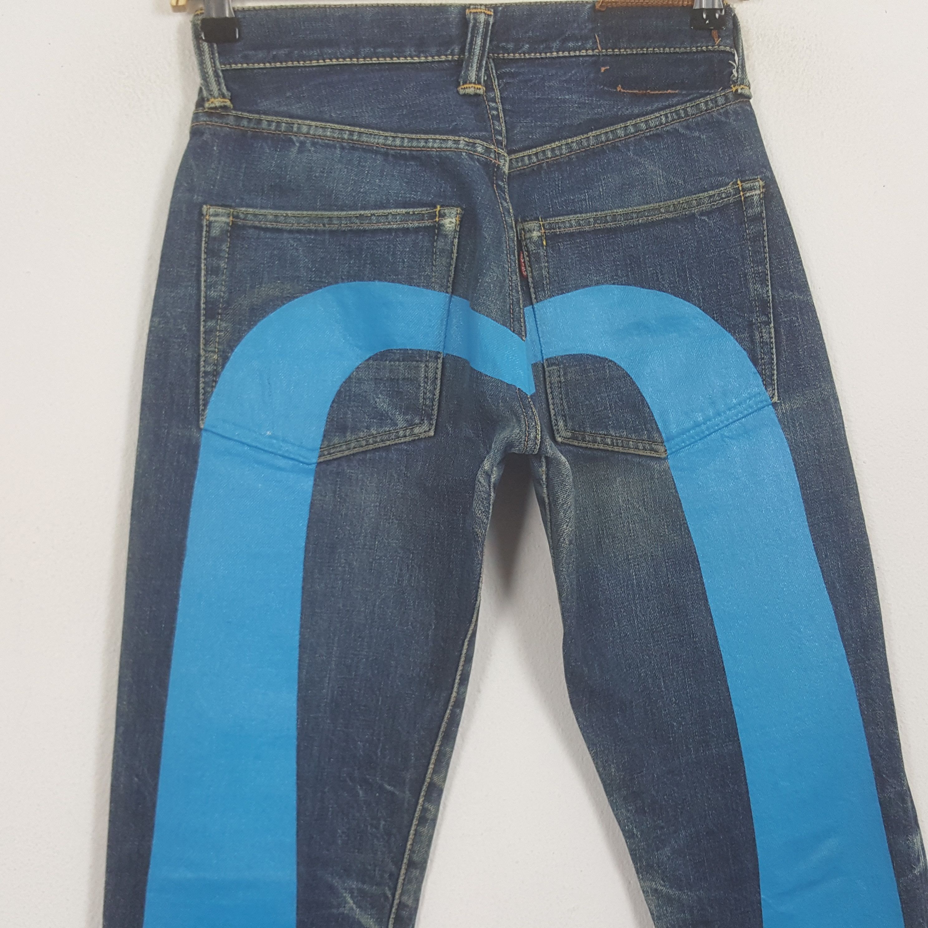 Evisu Vintage Evisu Japanese Brand Daicock Custom Art Denim Jeans Size 24" / US 00 / IT 34 - 2 Thumbnail