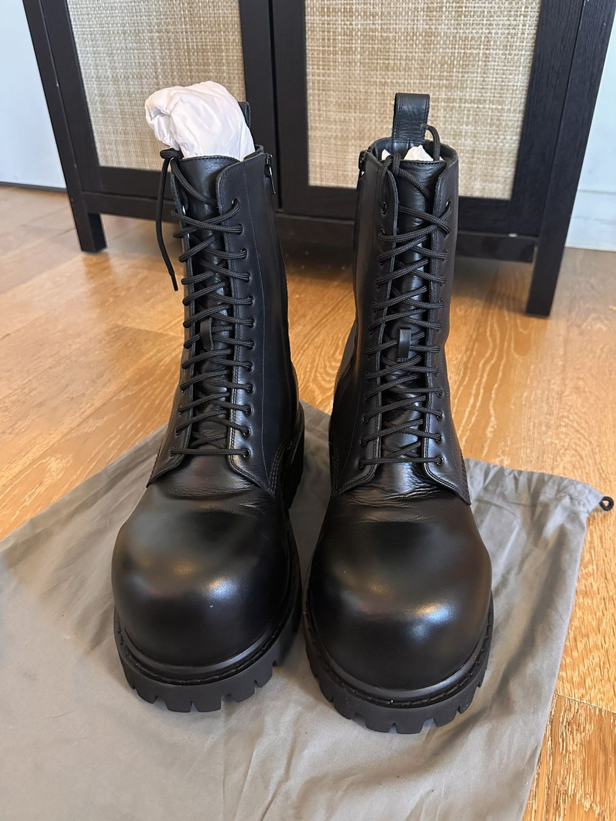靴 BALENCIAGA Stomper boots 42 Balenciaga Black Stomper Boots Balenciaga