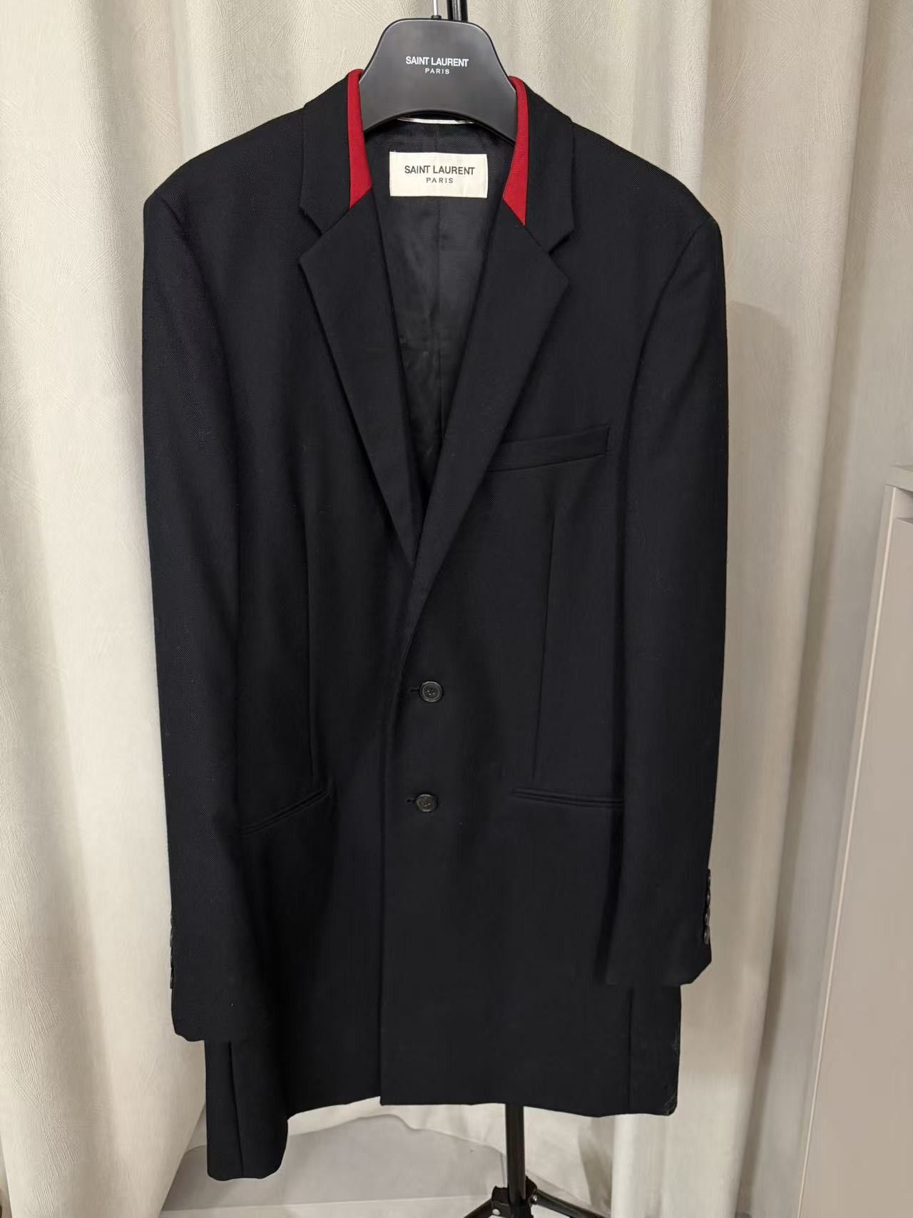 Saint Laurent Paris Saint Laurent SLP 2017FW Chesterfield Wool Coat Size US M / EU 48-50 / 2 - 1 Thumbnail