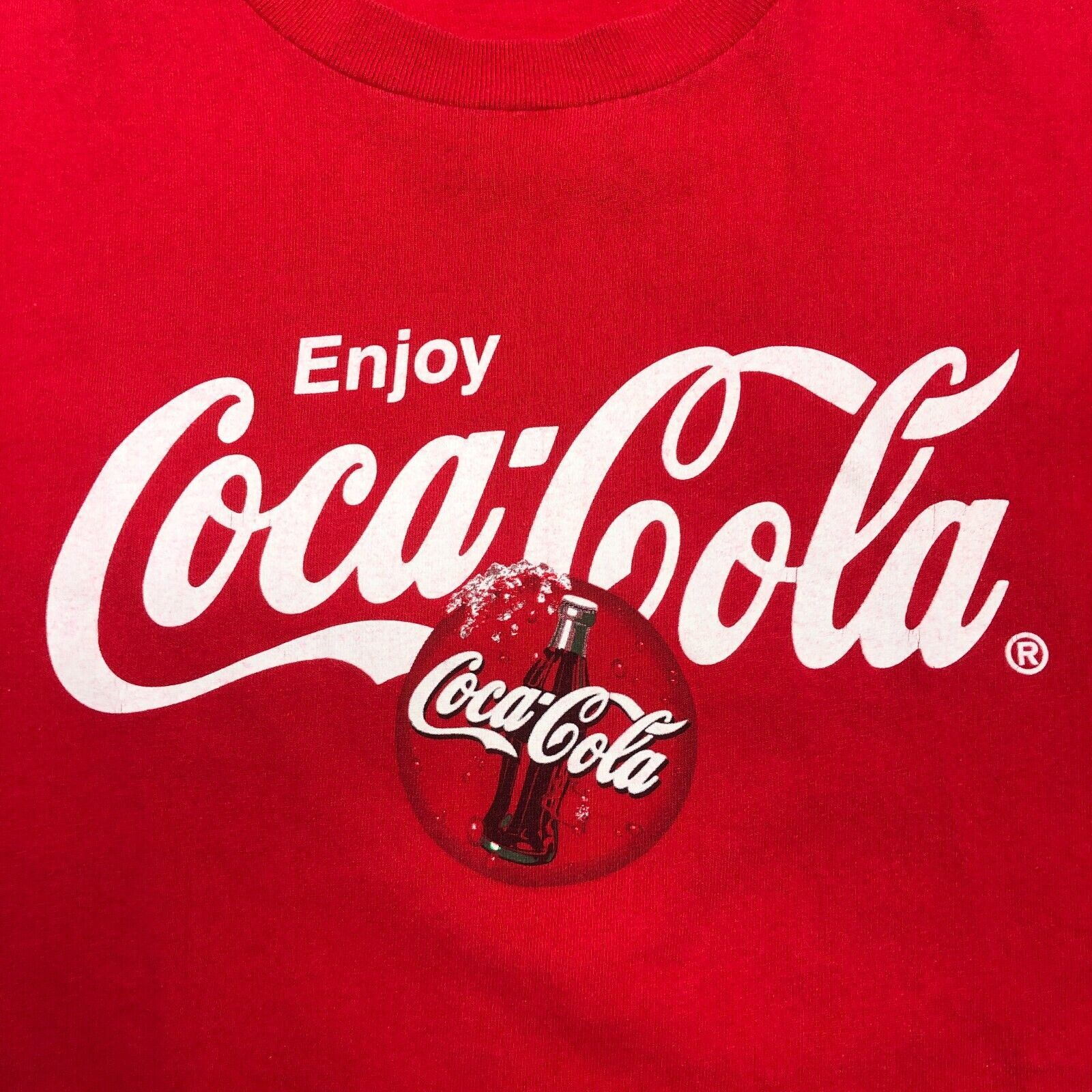 Coca Cola × Vintage Vintage 90s Coca Cola Coke Soda Pop Logo Promo Tee Large Size US L / EU 52-54 / 3 - 2 Thumbnail