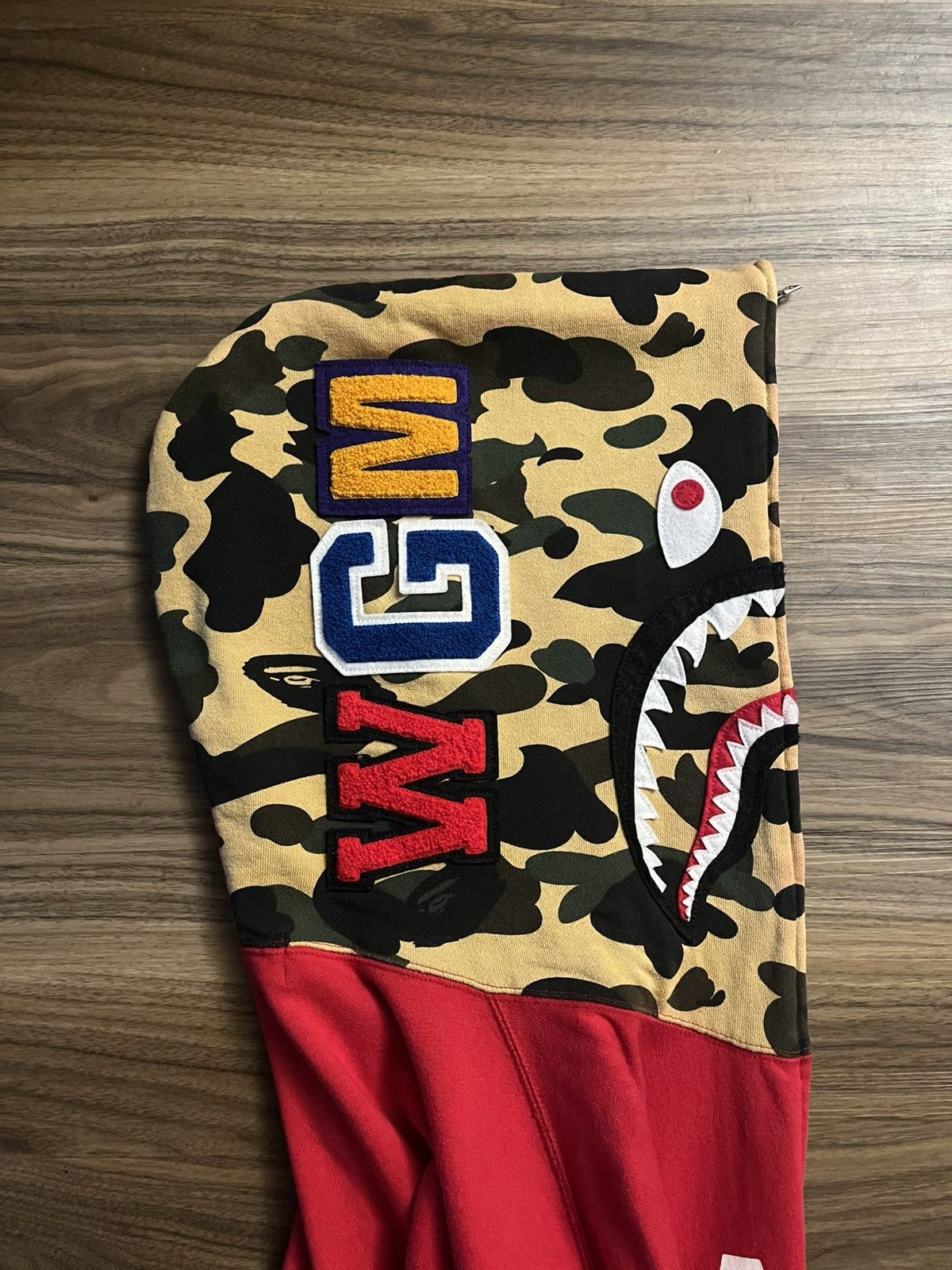 Bape Bape A Bathing Ape Shark Full Zip Hoodie XXL Size US XXL / EU 58 / 5 - 3 Thumbnail