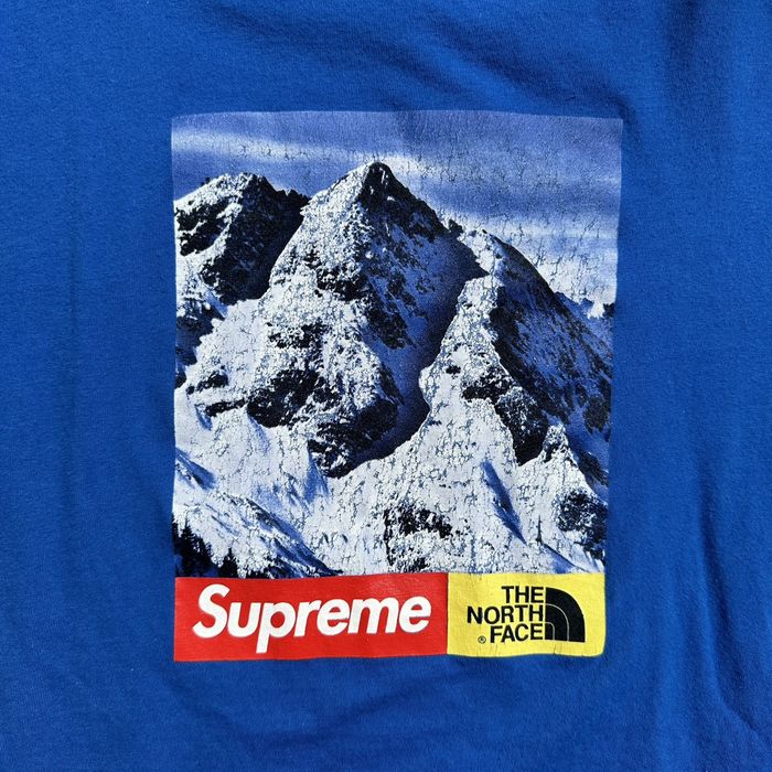 Supreme north online face mountain tee