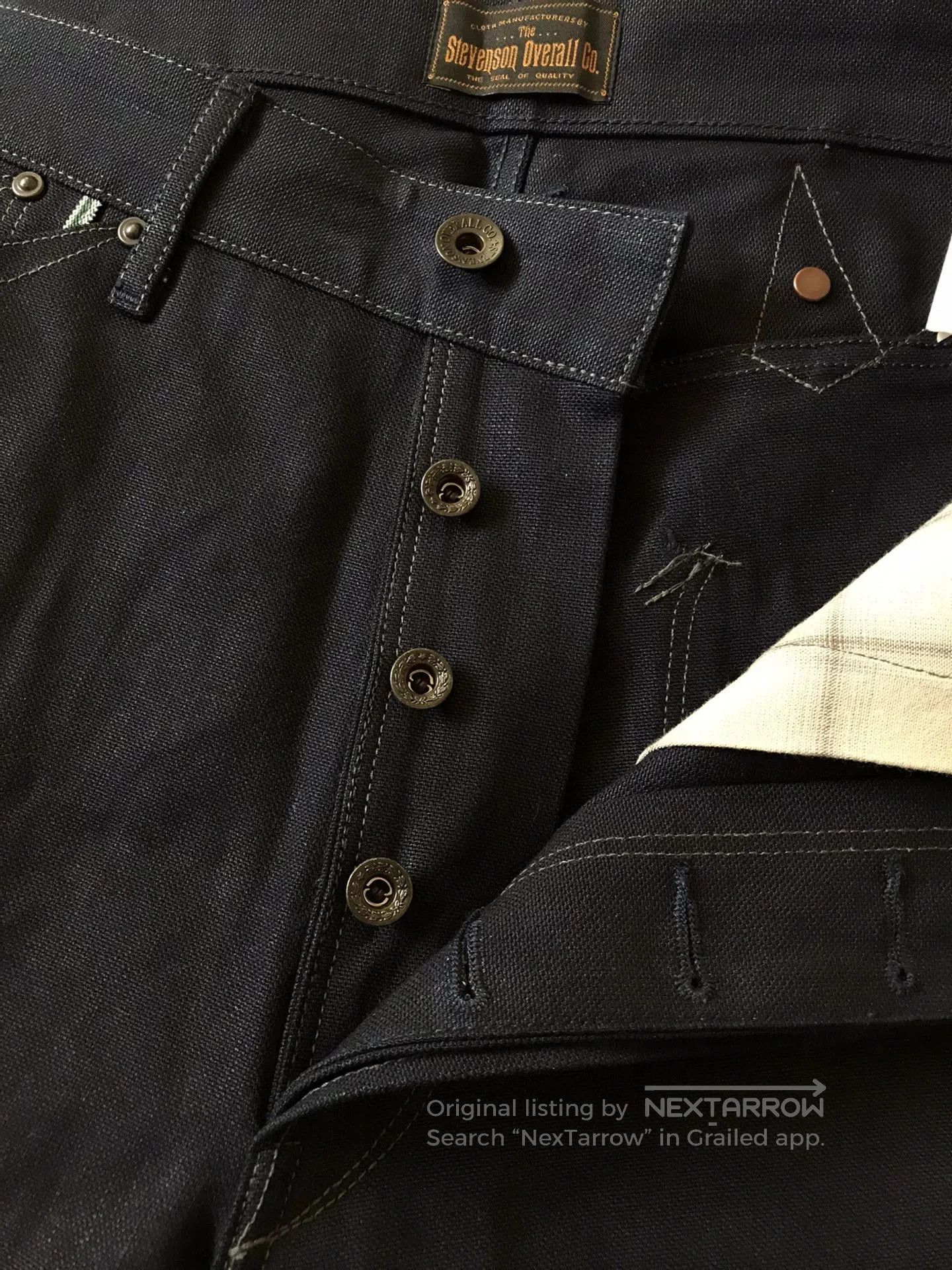 Visvim Stevenson Overall 380 Indigo Canvas Pants. Size US 29 - 2 Thumbnail