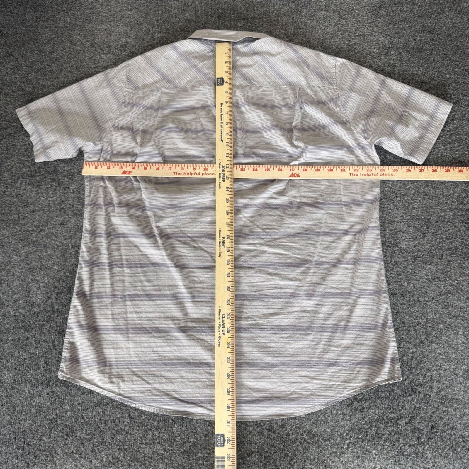 Other TravisMathew Mens XL Short Sleeve Button Up Shirt Striped Size US XL / EU 56 / 4 - 5 Thumbnail