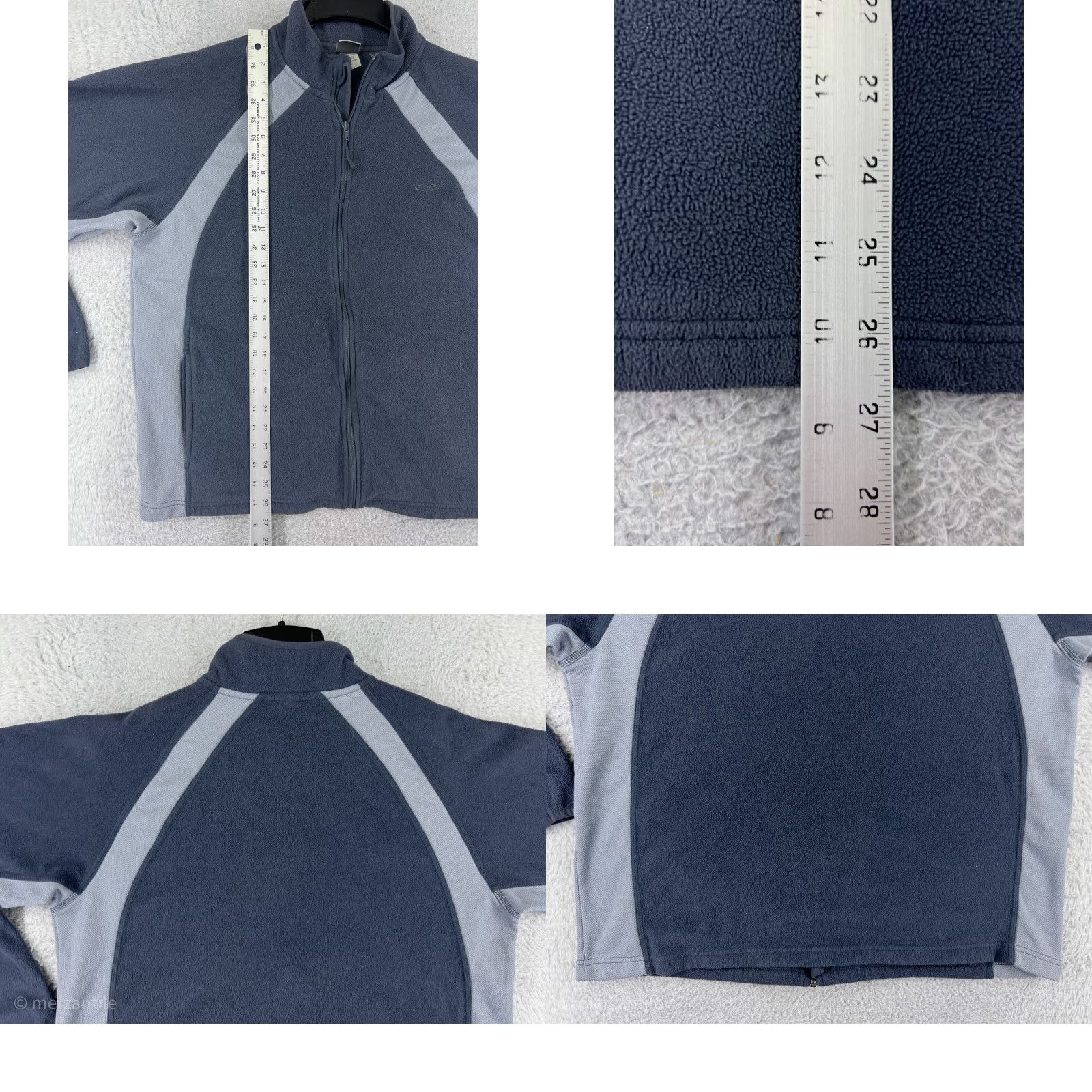 Champion Champion Jacket Men Large Blue Full Zip Mock Neck 100% Polyester Fleece Gorpcore Size US L / EU 52-54 / 3 - 9 Thumbnail