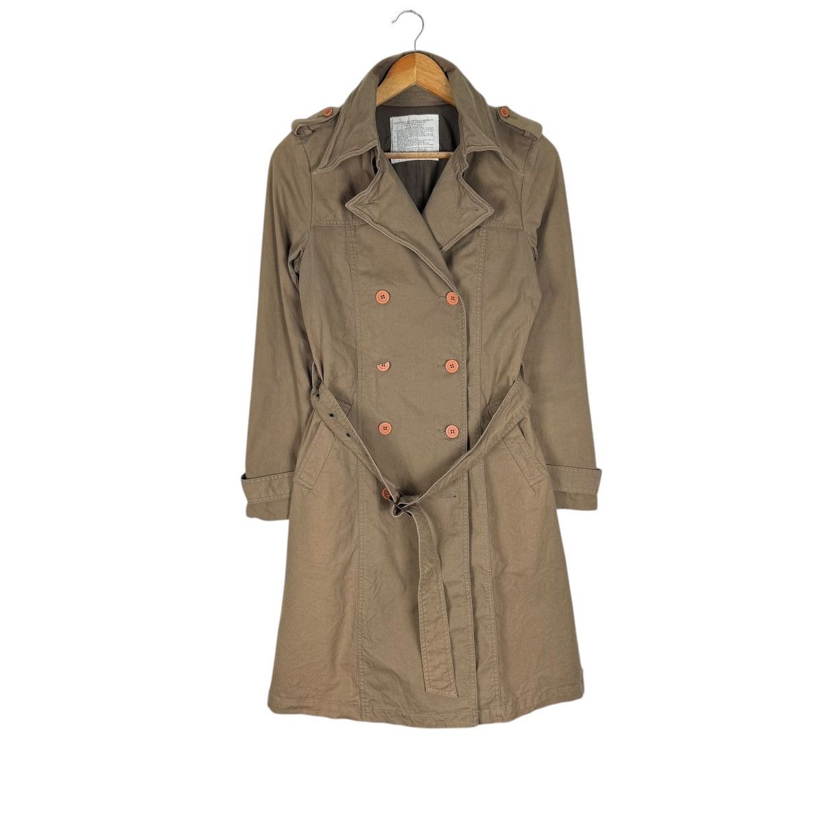 GOA ☀️GOA MILITARY TRENCH COAT JACKET Size S / US 4 / IT 40 - 2 Thumbnail