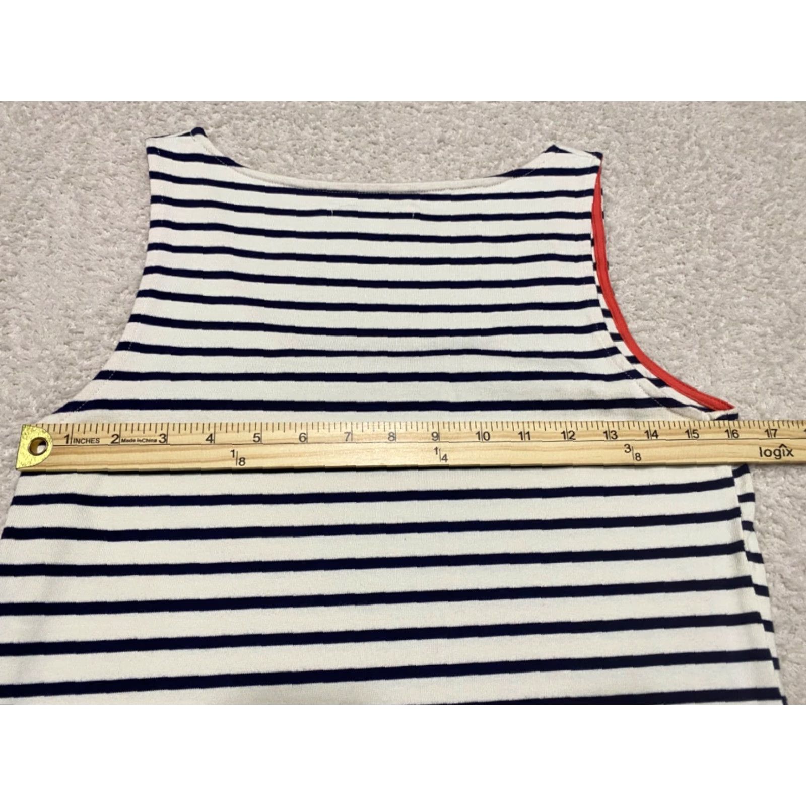 Boden Boden Tunic Tank Top Women Size 8 Multicolor Striped Sleeveless Scoop Neck Tank Top Women's Casual Tunic Style 8 Boden Size M / US 6-8 / IT 42-44 - 7 Thumbnail