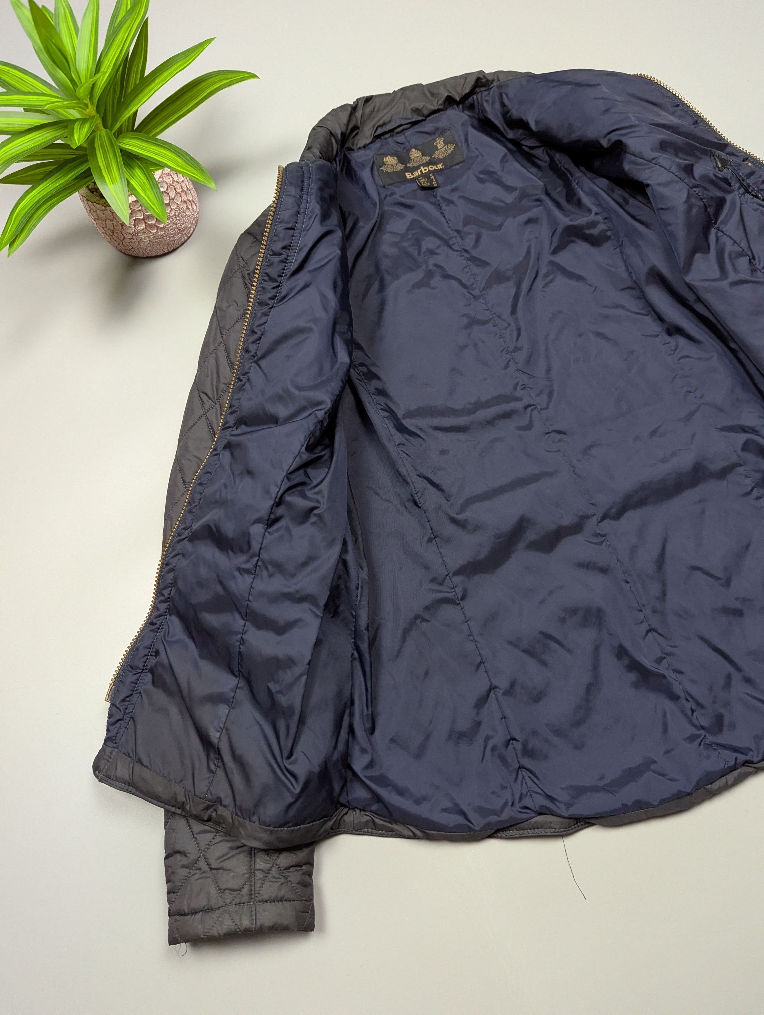 Barbour Barbour Dark Gray Quilted Jacket Women’s US 8 Size M / US 6-8 / IT 42-44 - 5 Thumbnail