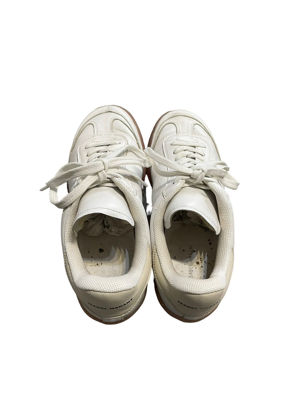 Isabel Marant Isabel Marant Beth Beige/Grey Sneakers bw gats Size US 9 / IT 39 - 4 Thumbnail