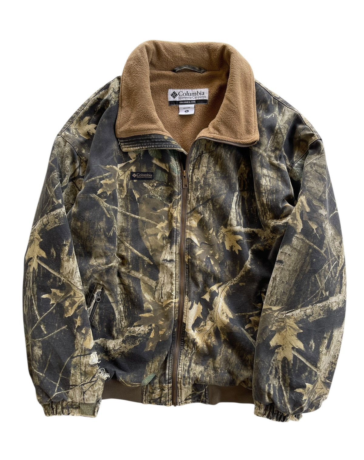 Columbia Vintage Columbia Mossy Oaks Realtree Distressed Jacket Size US XL / EU 56 / 4 - 1 Thumbnail