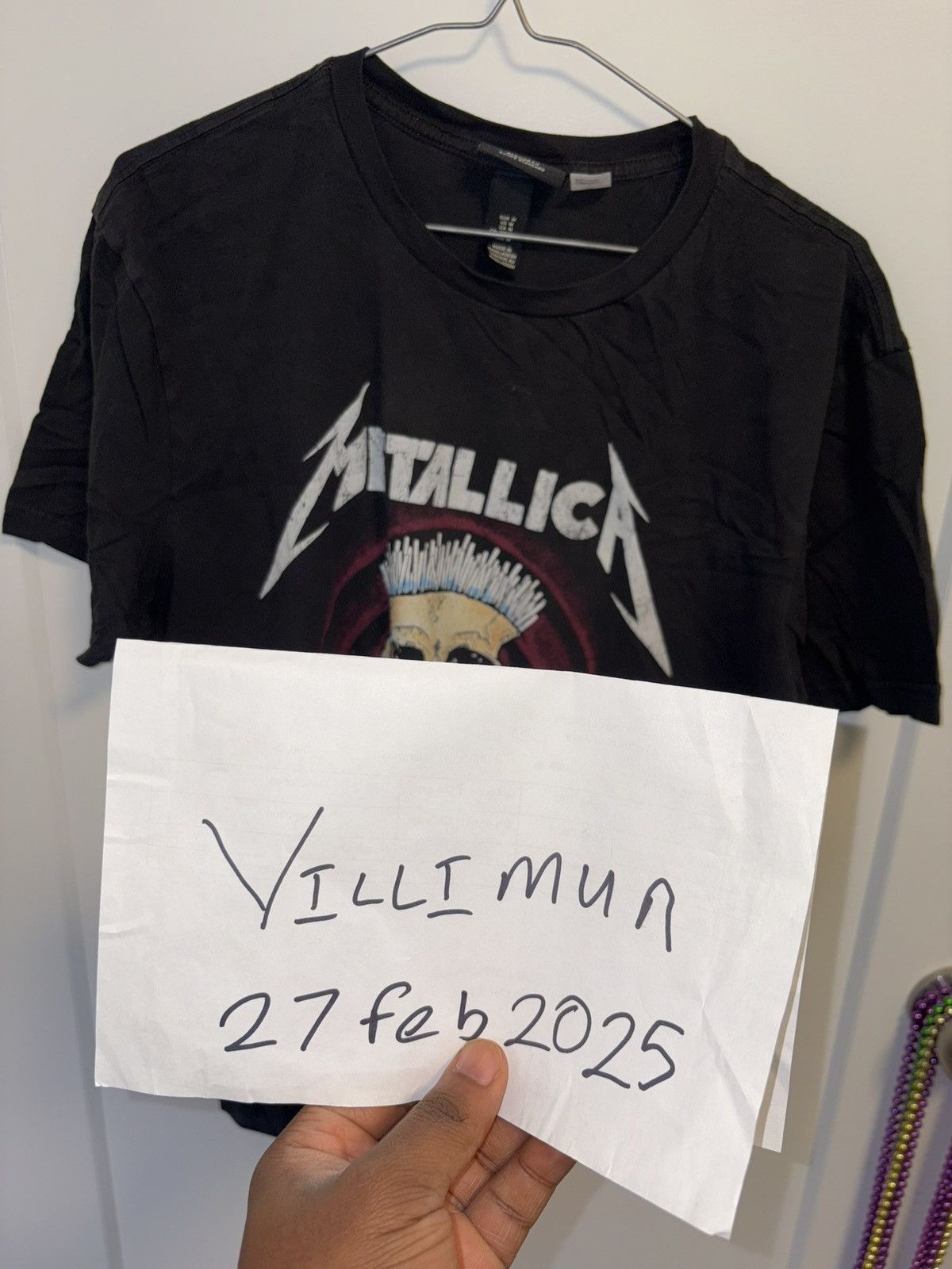 Metallica Metallica Tee Size M Size US M / EU 48-50 / 2 - 1 Thumbnail