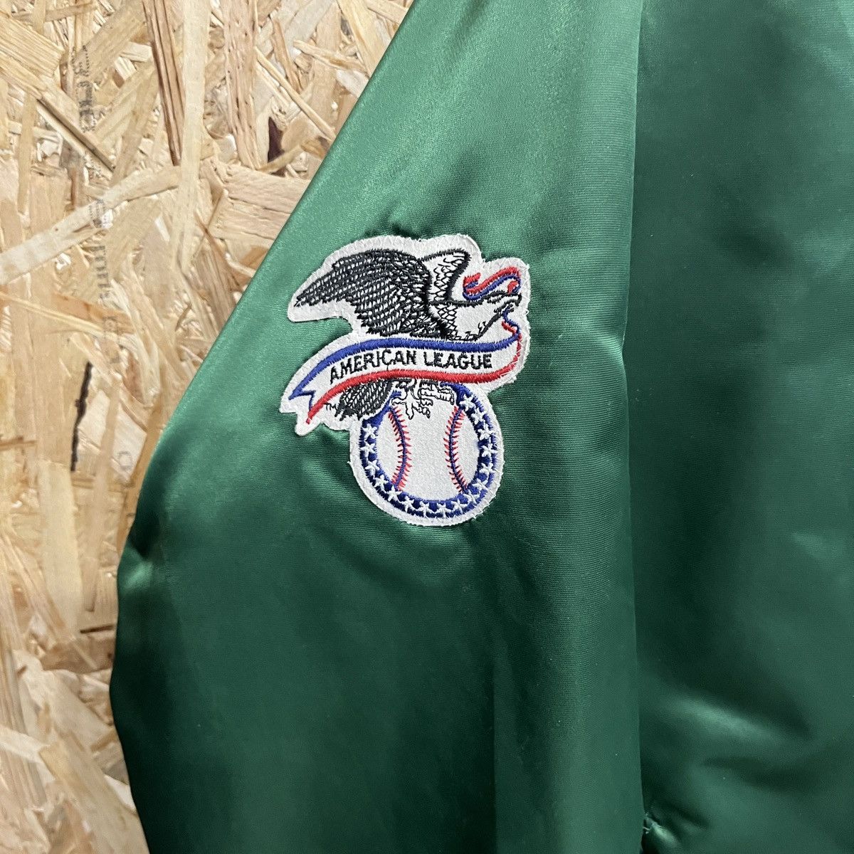 Starter Vintage Oakland Athletics 80’s Pyramid Satin Bomber Jacket Size US XL / EU 56 / 4 - 7 Thumbnail