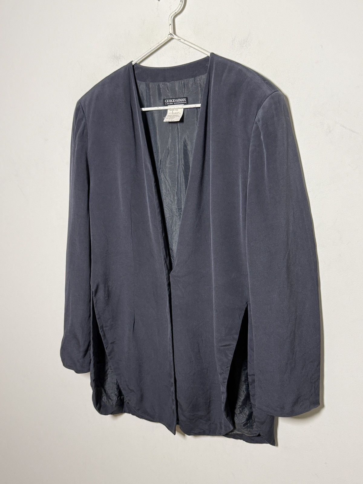 Giorgio Armani Vintage Armani silk blazer jacket s-m Size US M / EU 48-50 / 2 - 1 Thumbnail