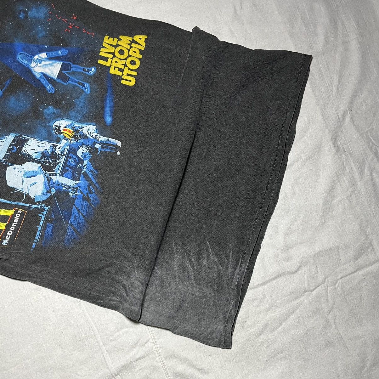 Travis Scott Travis Scott x McDonald’s Live From Utopia Grey T-Shirt Size US S / EU 44-46 / 1 - 3 Thumbnail