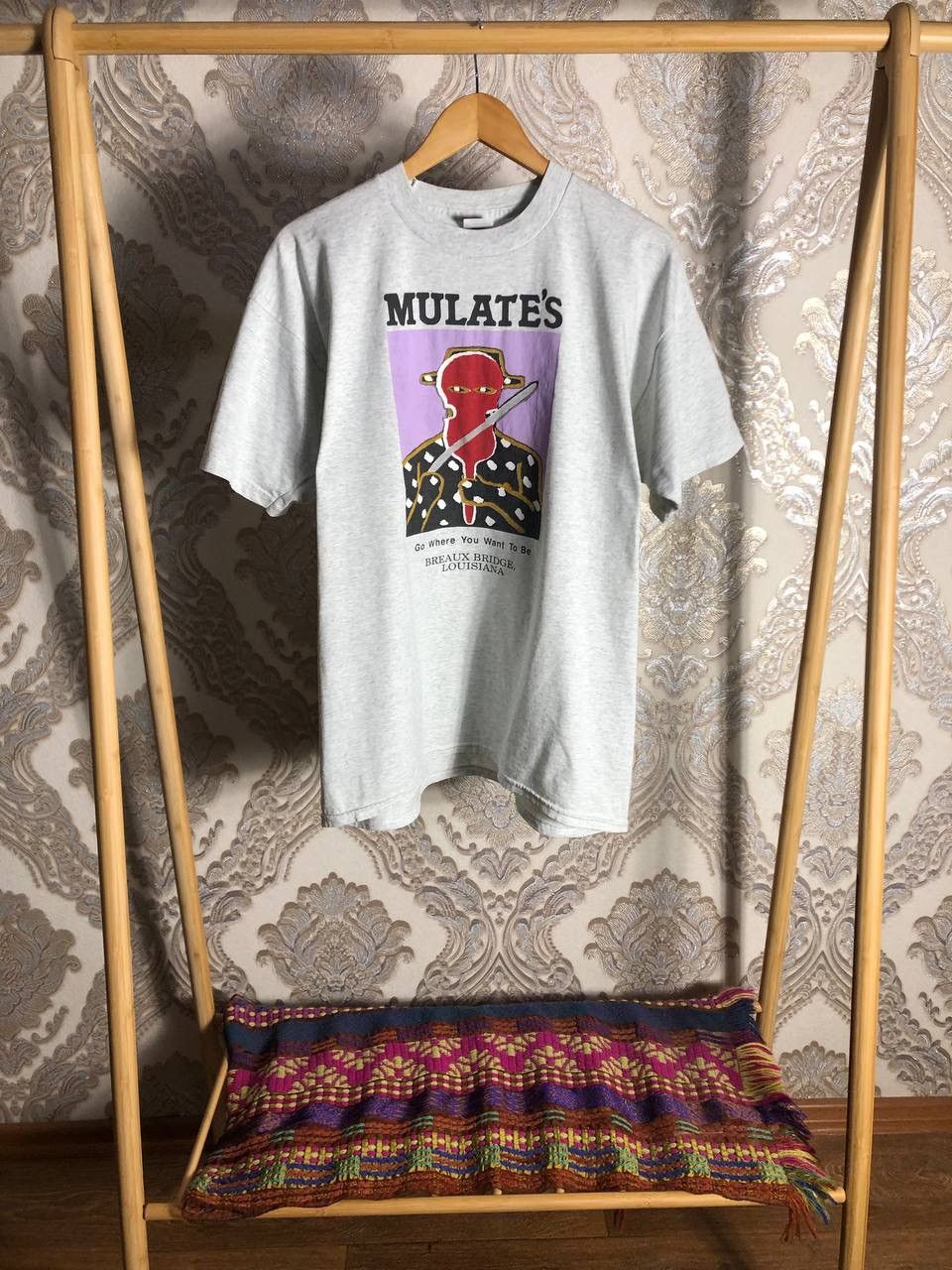 Vintage VERY RARE FRUIT OF THE LOOM DESIGNER T-SHIRT 1991 Y2K 90s Size US XL / EU 56 / 4 - 1 Thumbnail
